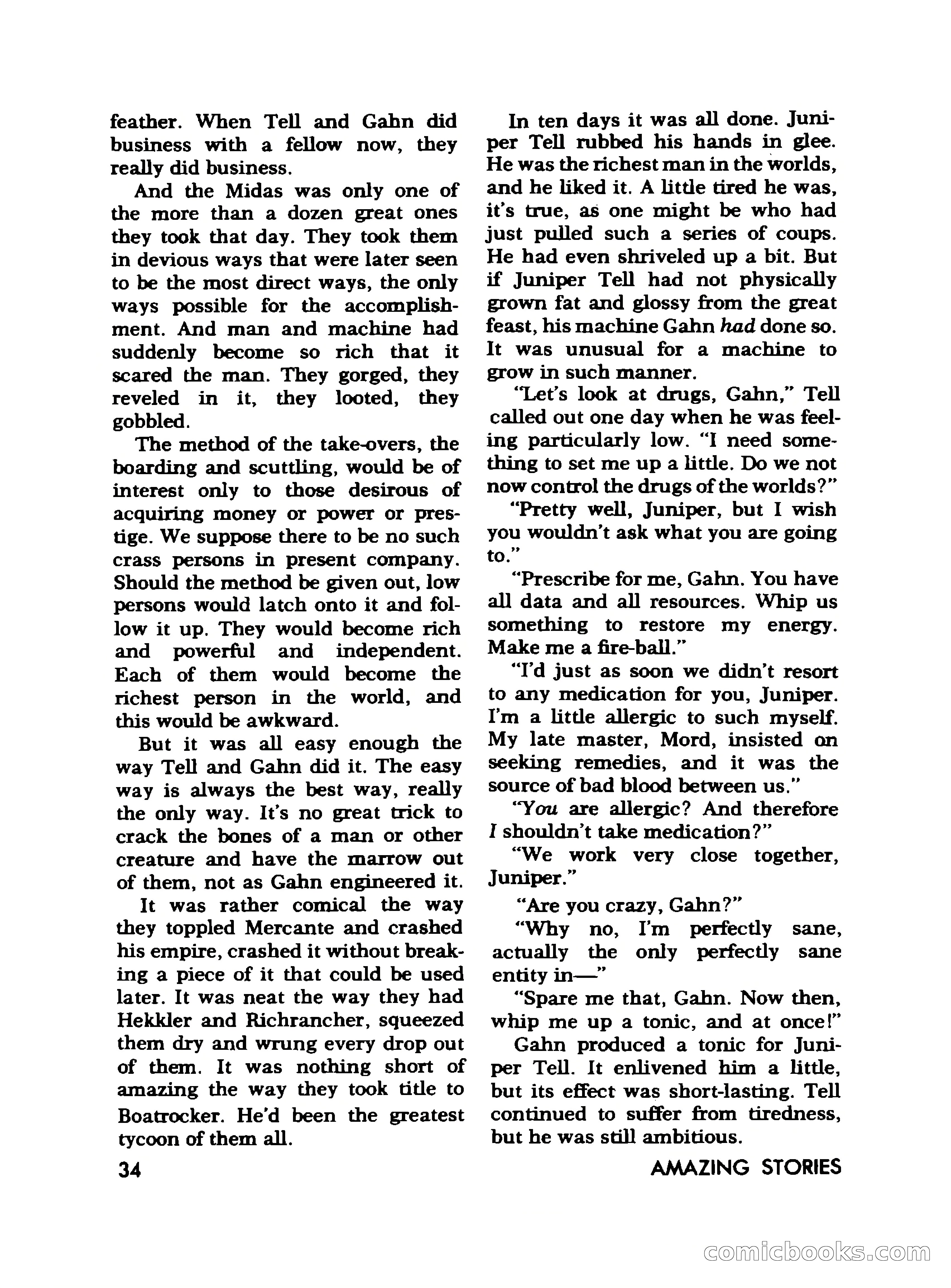 Amazing Stories, November 1968 — page 34 of 148