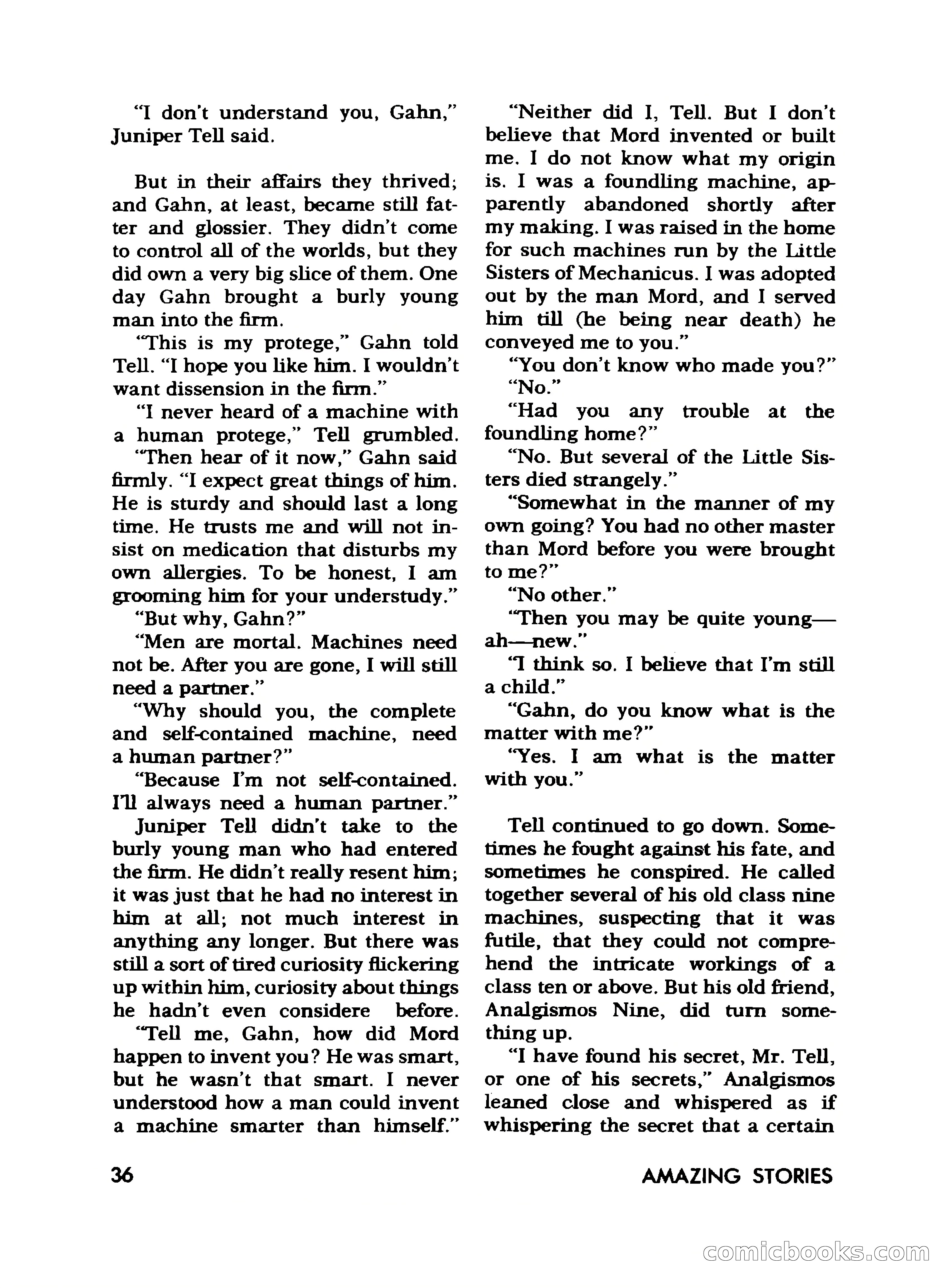 Amazing Stories, November 1968 — page 36 of 148