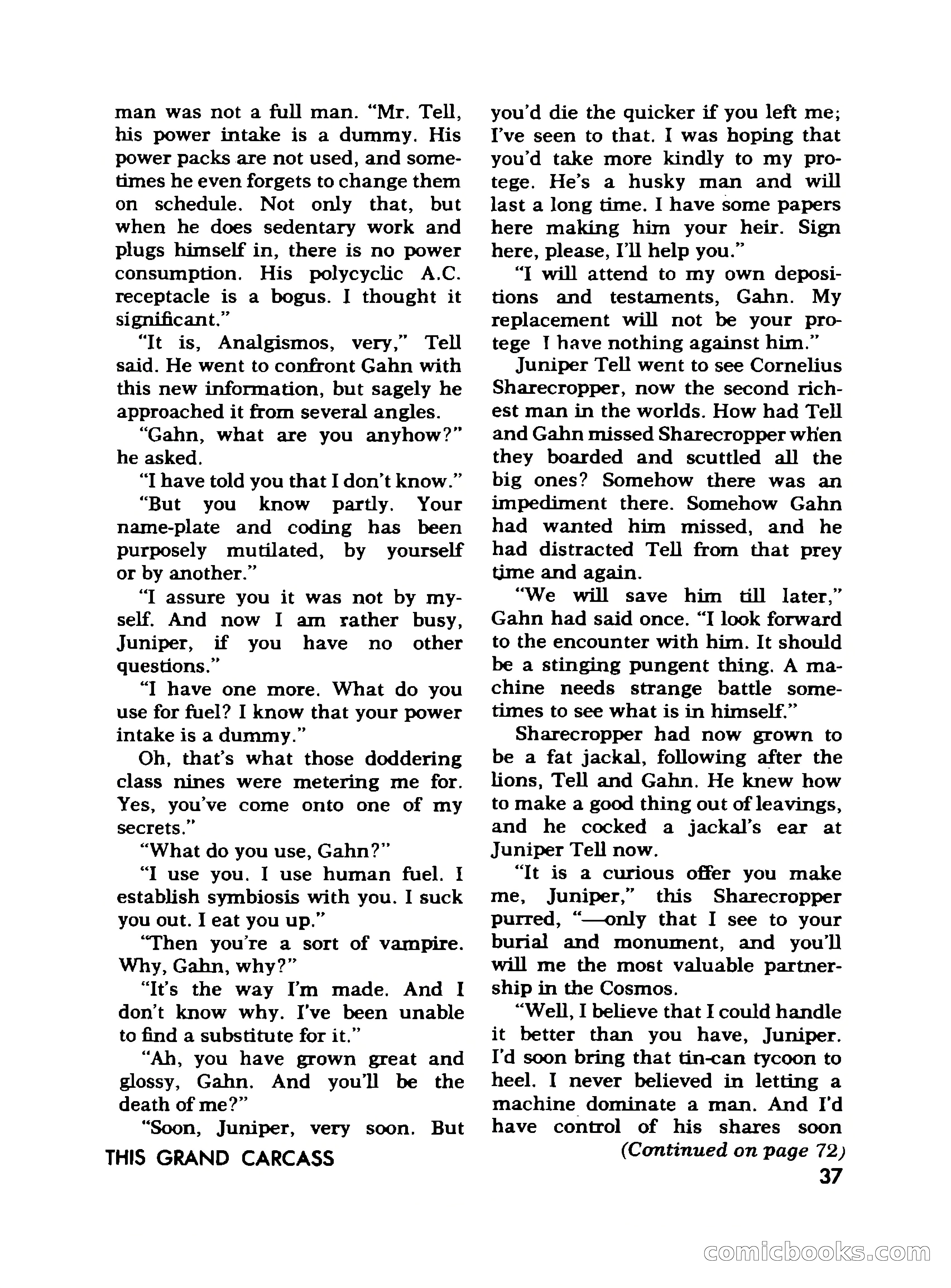 Amazing Stories, November 1968 — page 37 of 148