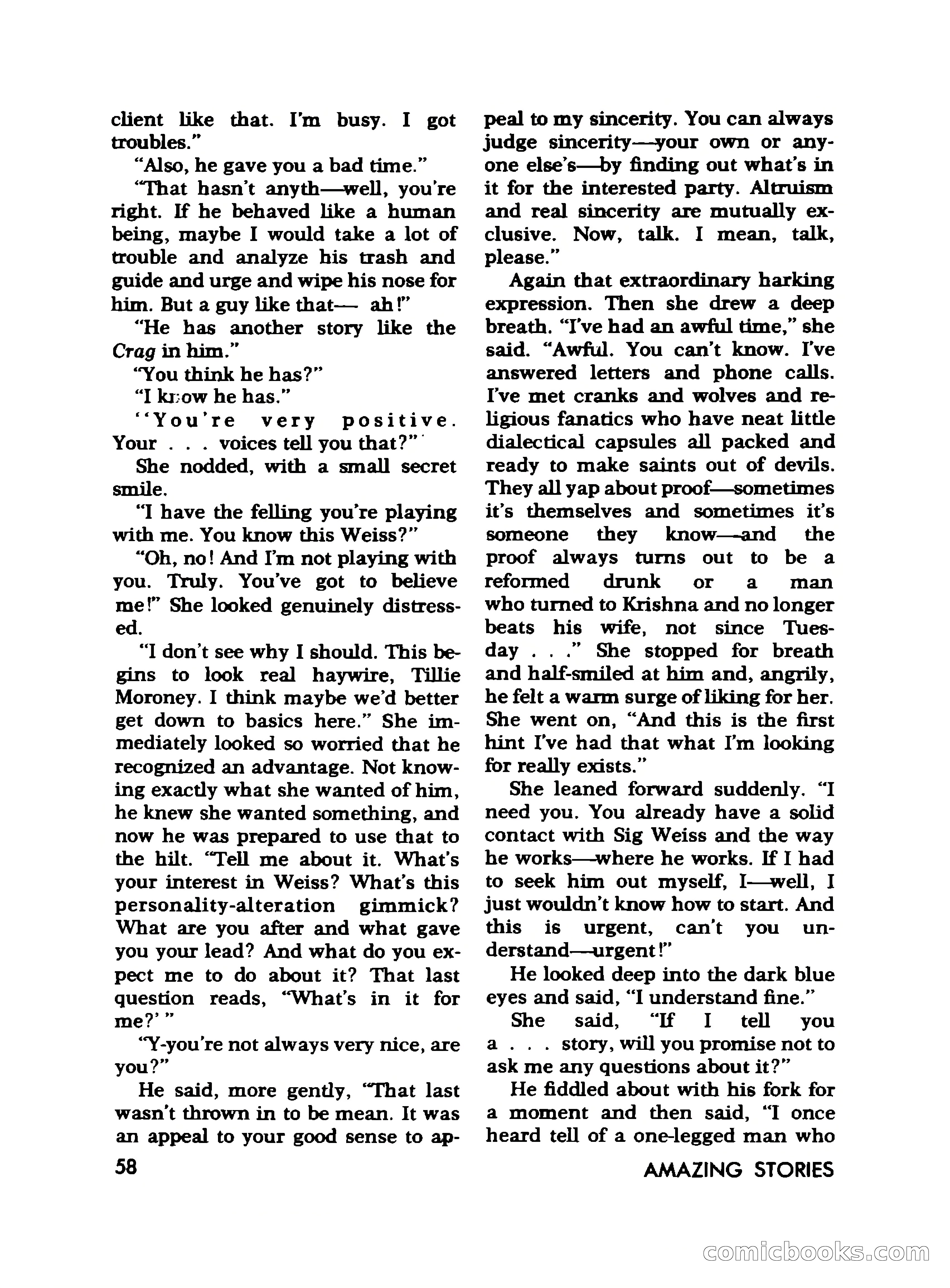 Amazing Stories, November 1968 — page 58 of 148