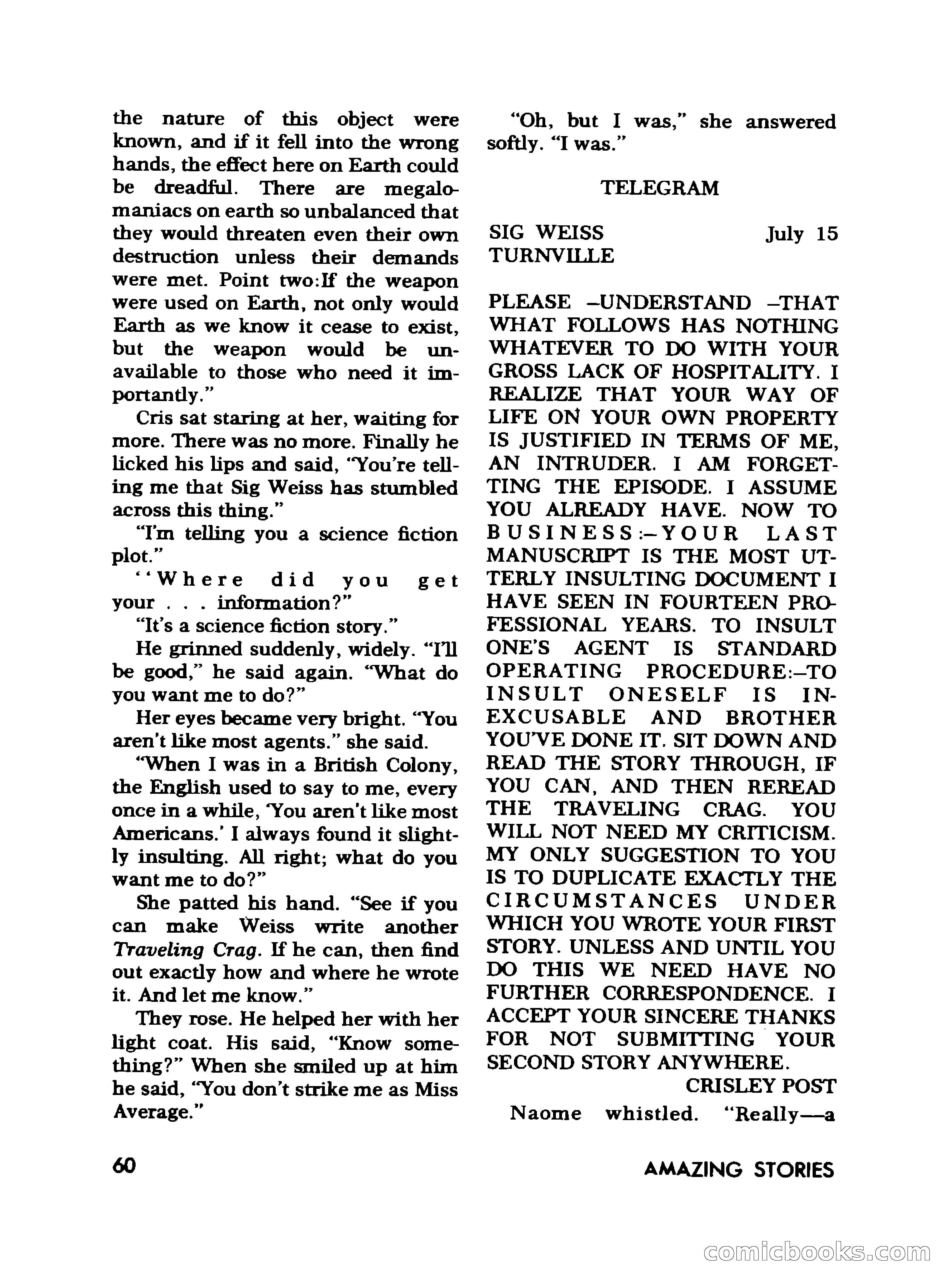 Amazing Stories, November 1968 — page 60 of 148