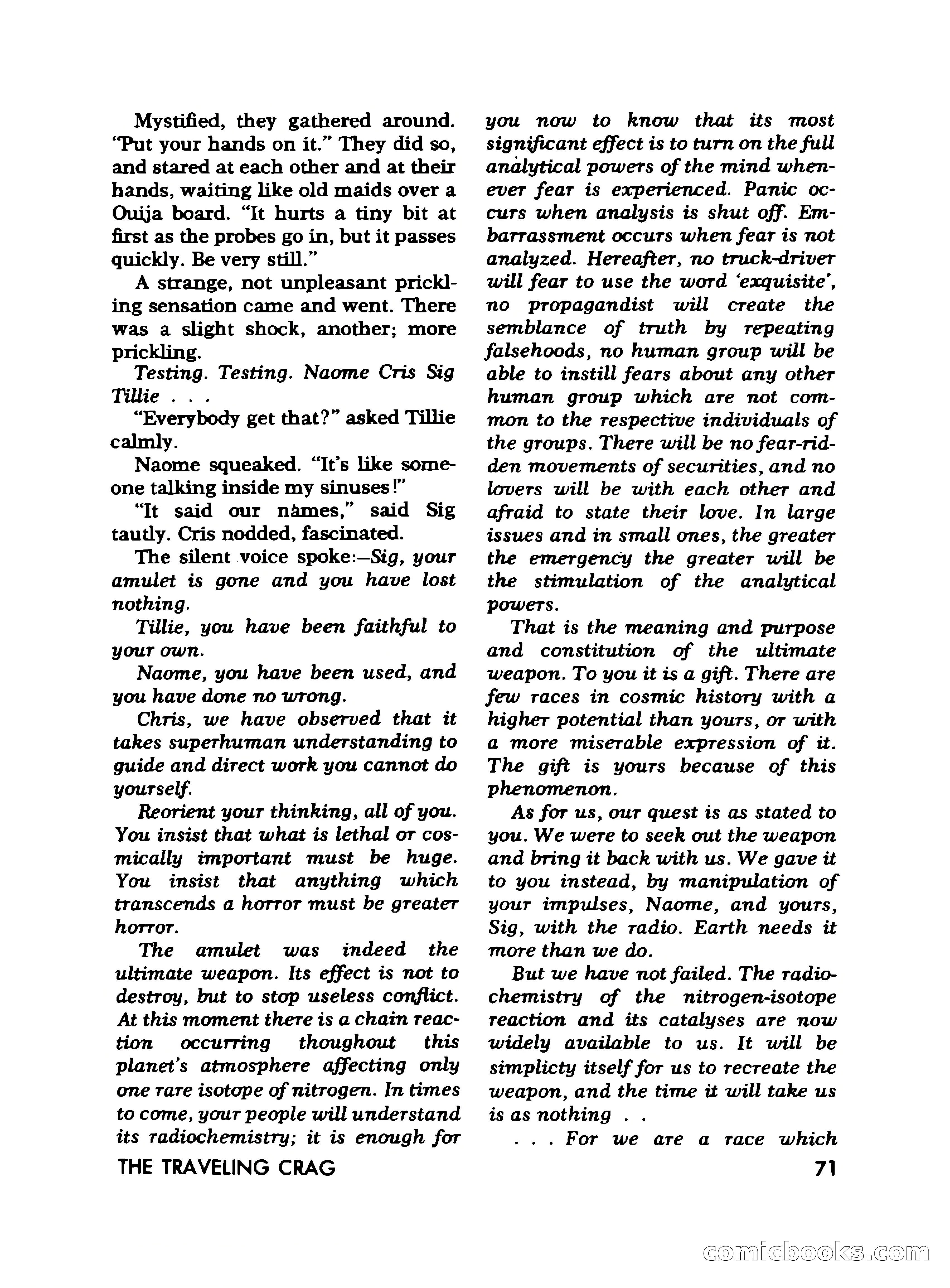 Amazing Stories, November 1968 — page 71 of 148