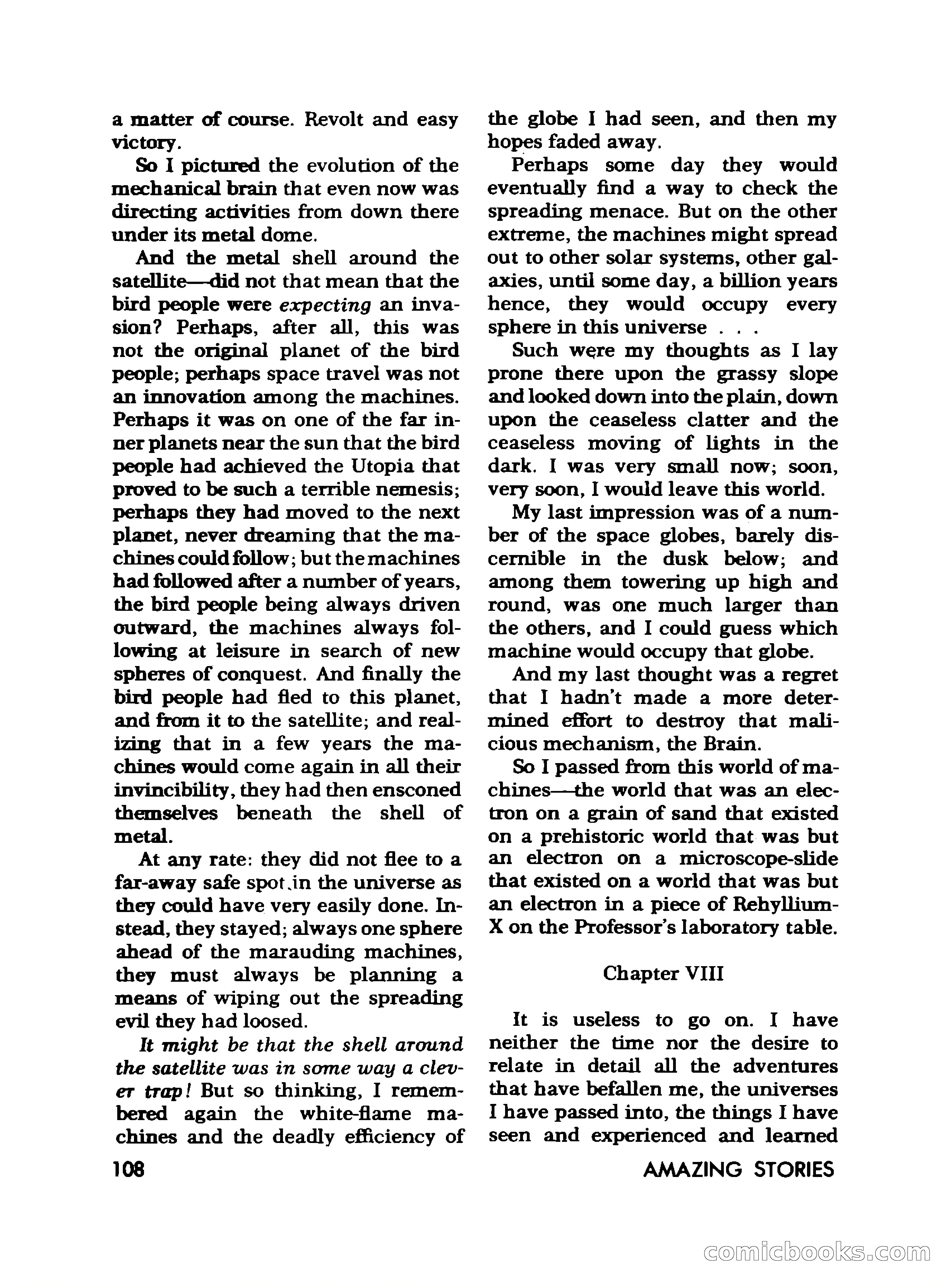 Amazing Stories, November 1968 — page 108 of 148