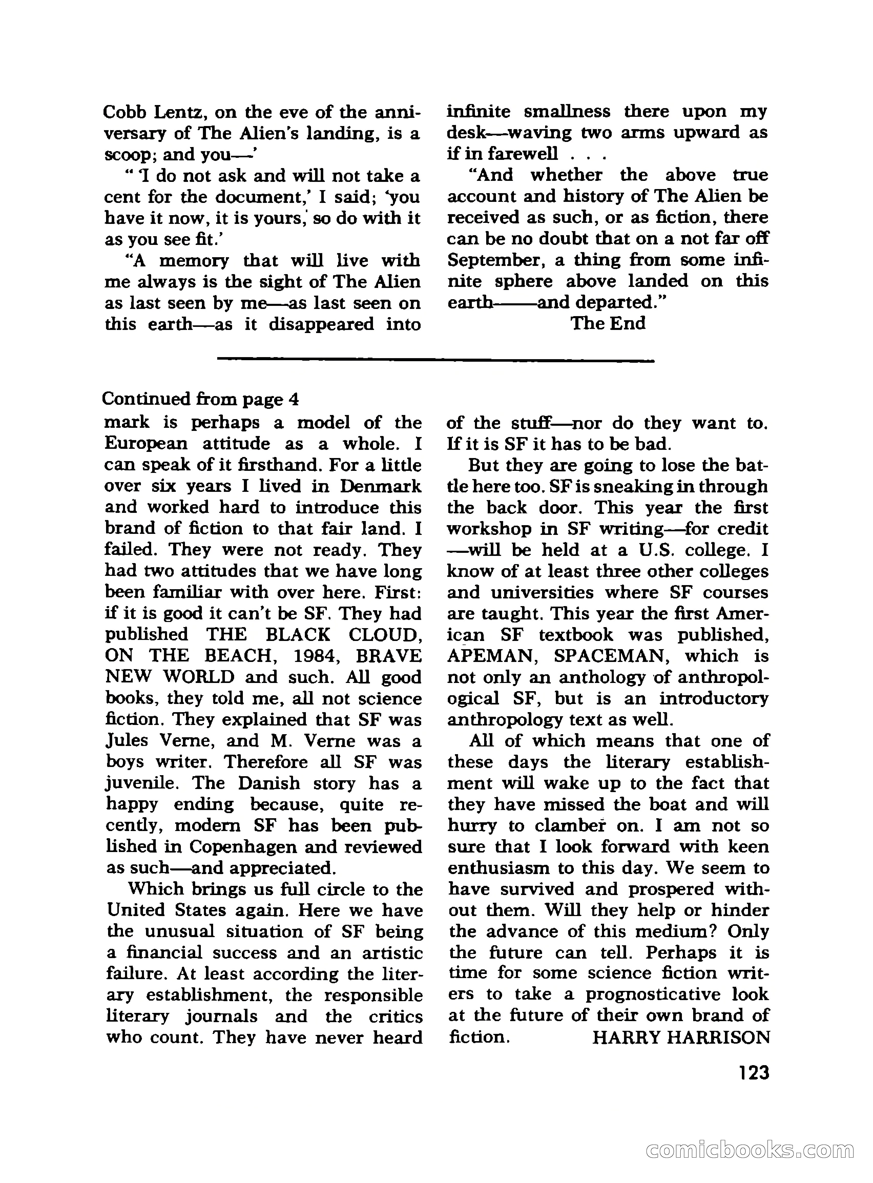 Amazing Stories, November 1968 — page 123 of 148