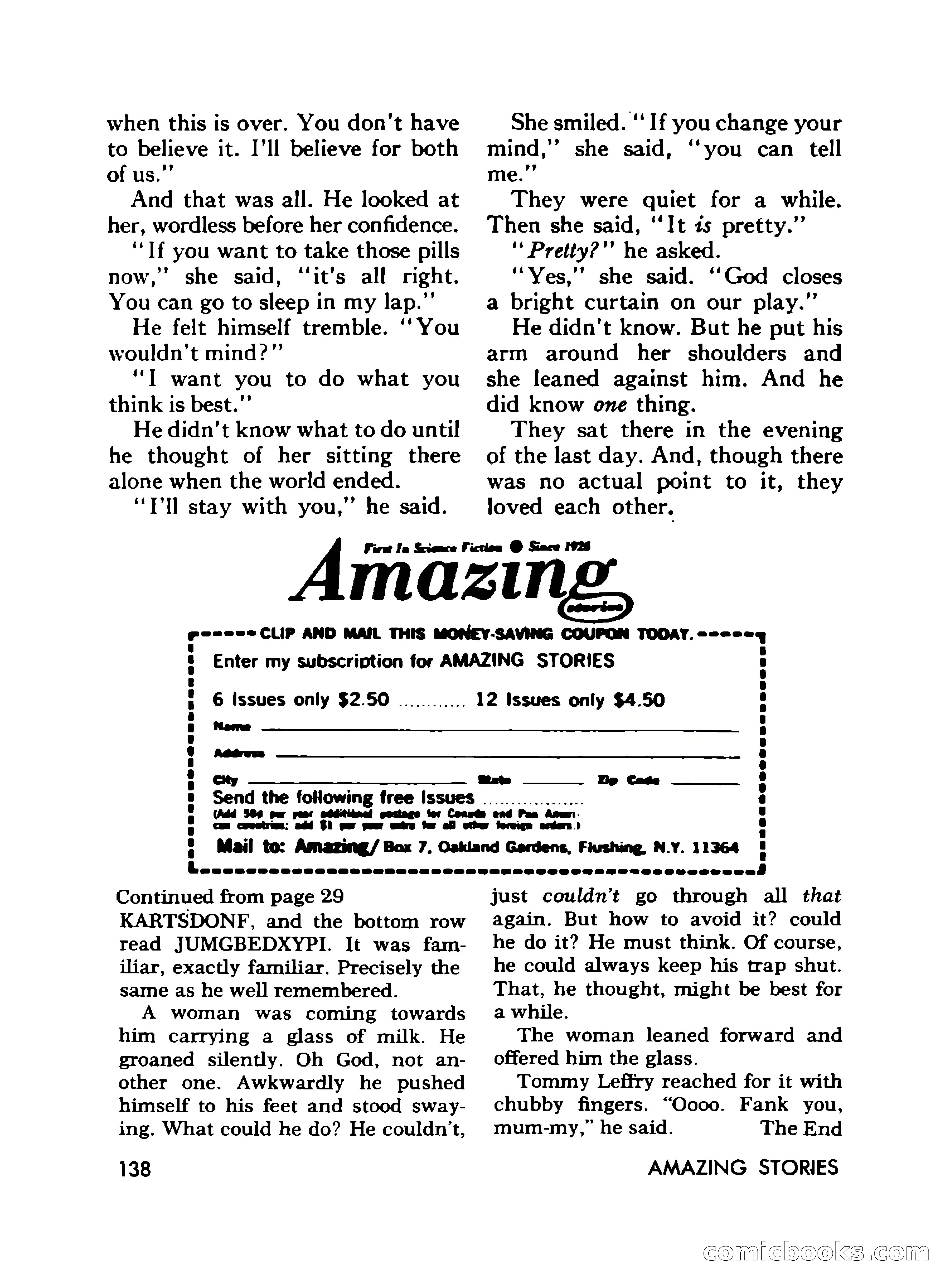 Amazing Stories, November 1968 — page 138 of 148