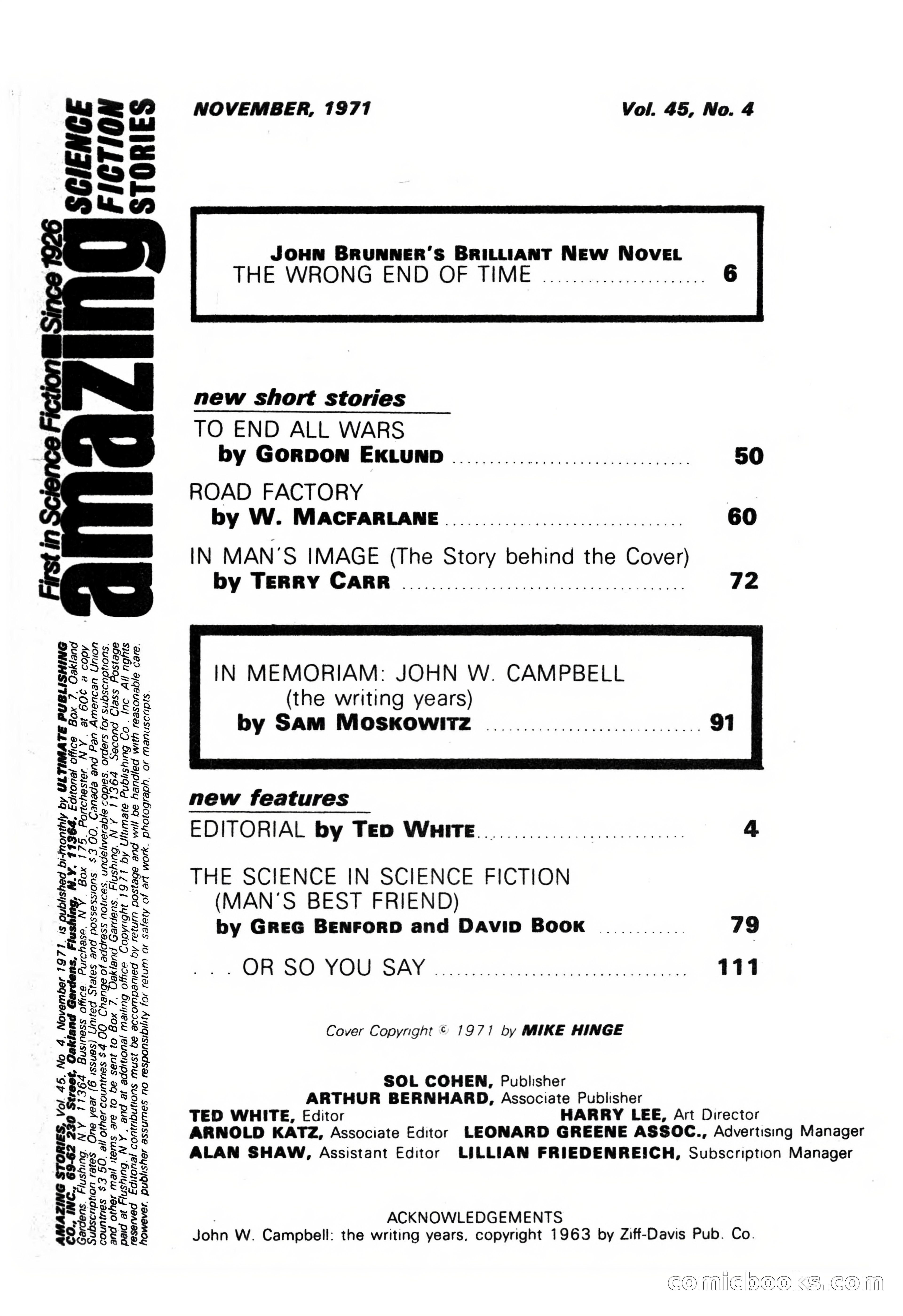 Amazing Stories, November 1971 — page 3 of 132