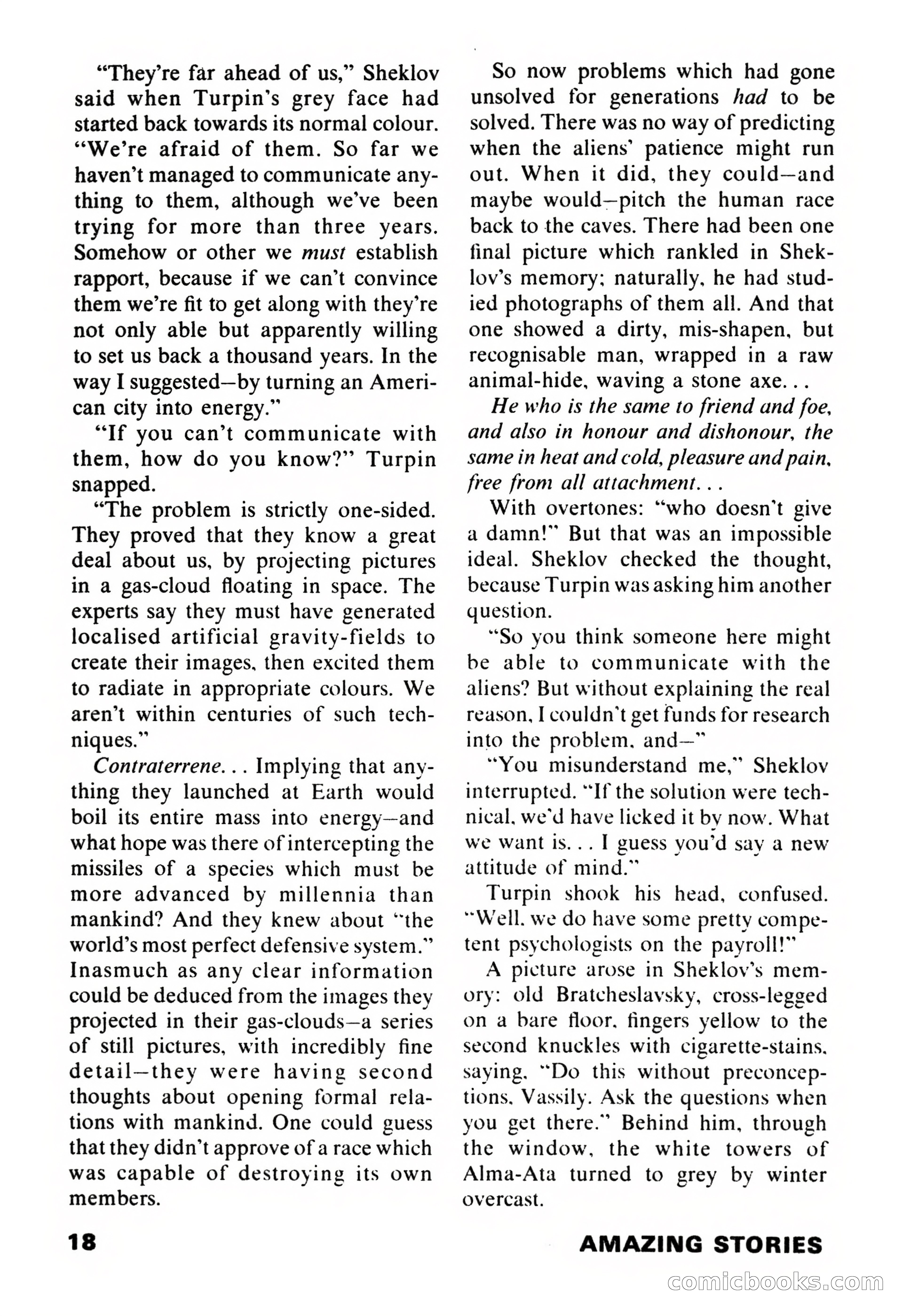 Amazing Stories, November 1971 — page 18 of 132