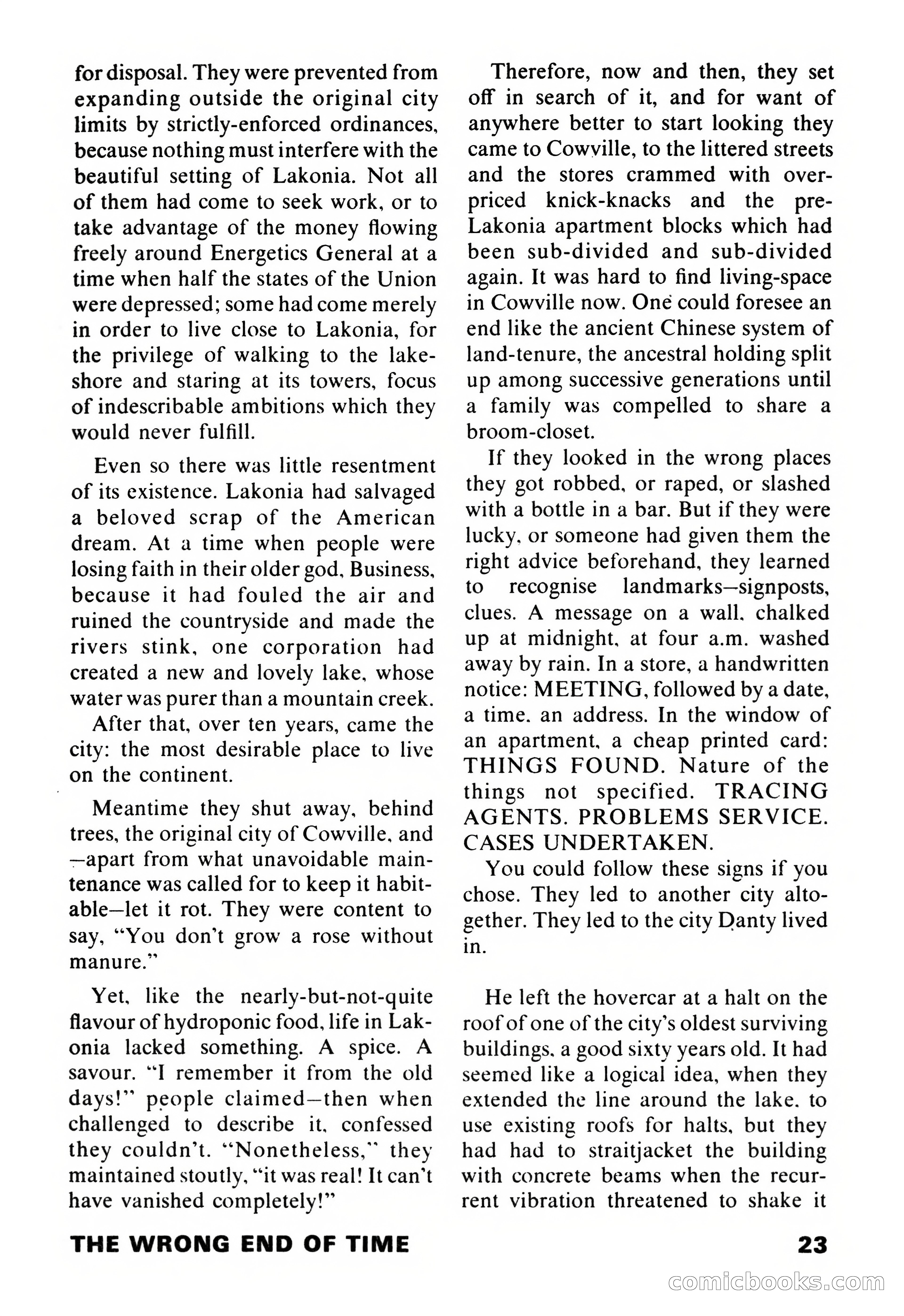 Amazing Stories, November 1971 — page 23 of 132