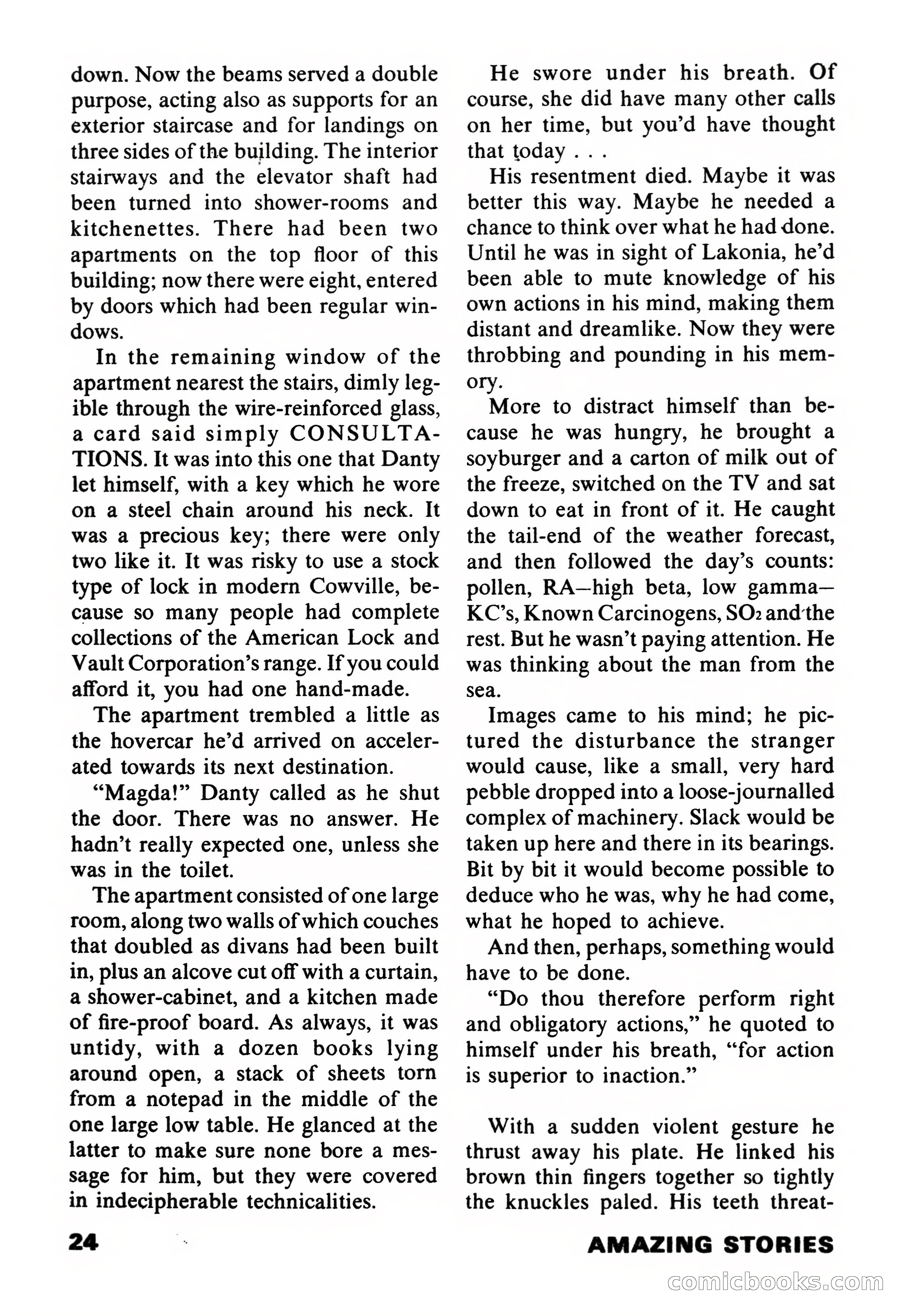 Amazing Stories, November 1971 — page 24 of 132