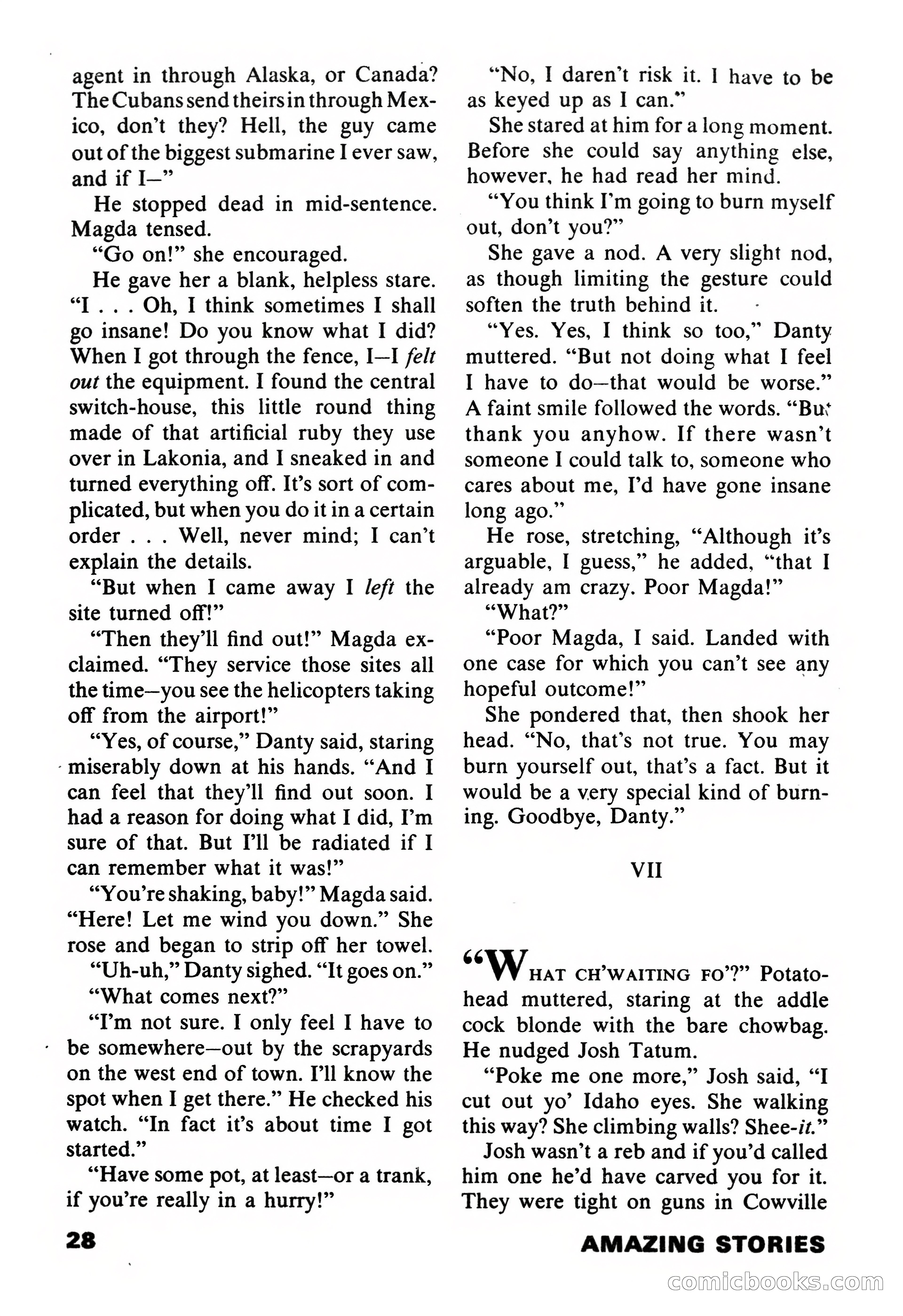 Amazing Stories, November 1971 — page 28 of 132