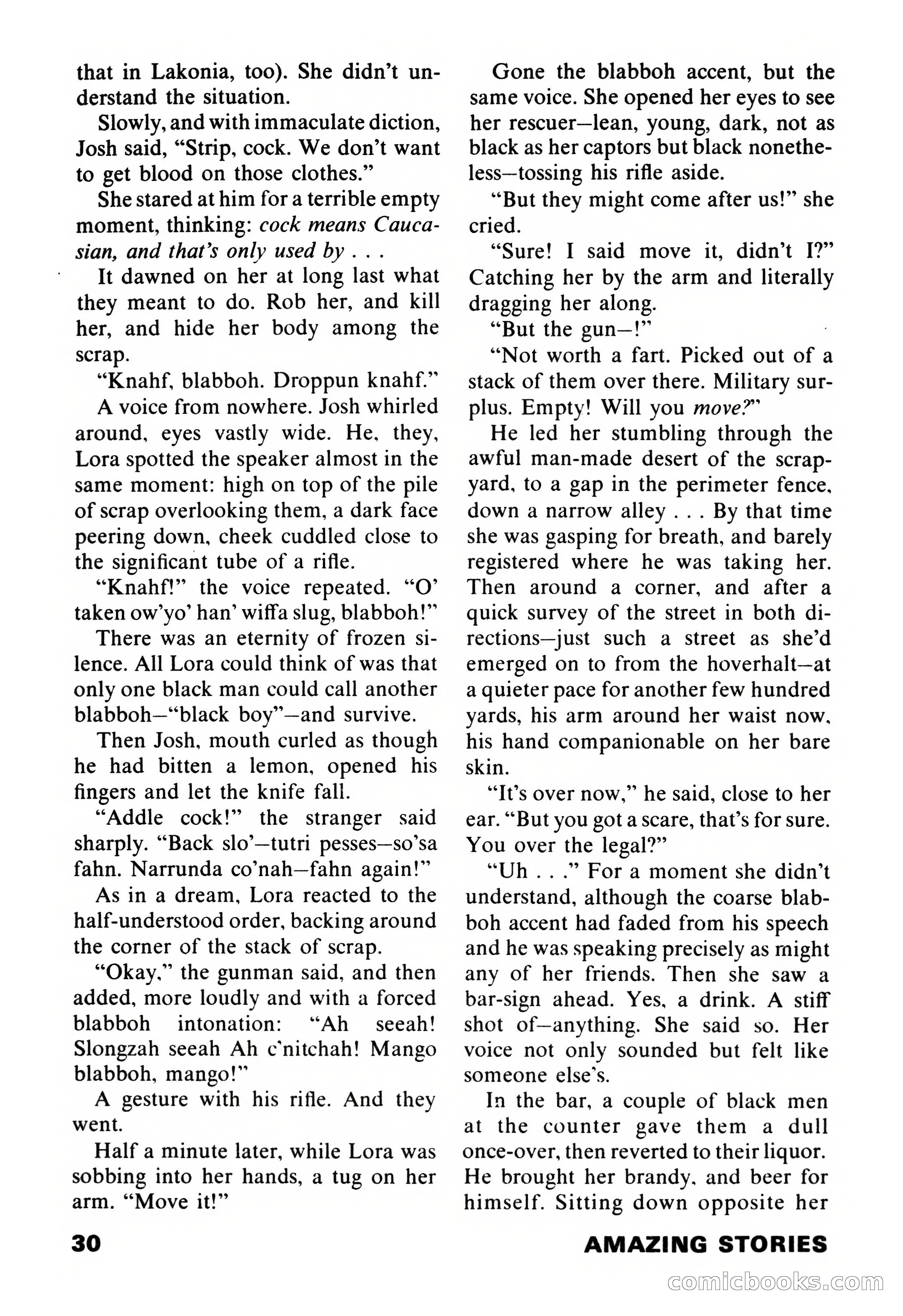 Amazing Stories, November 1971 — page 30 of 132