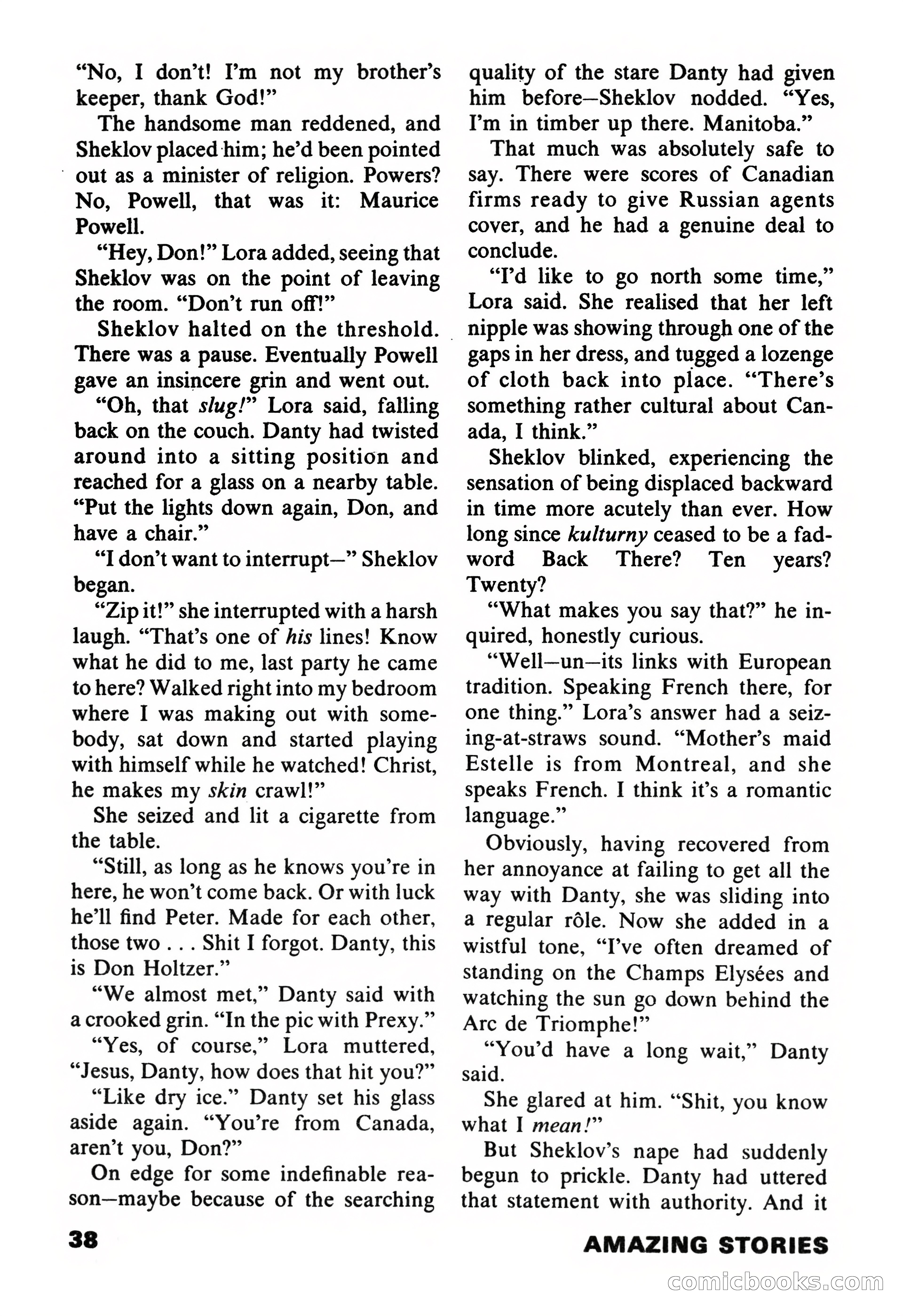 Amazing Stories, November 1971 — page 38 of 132