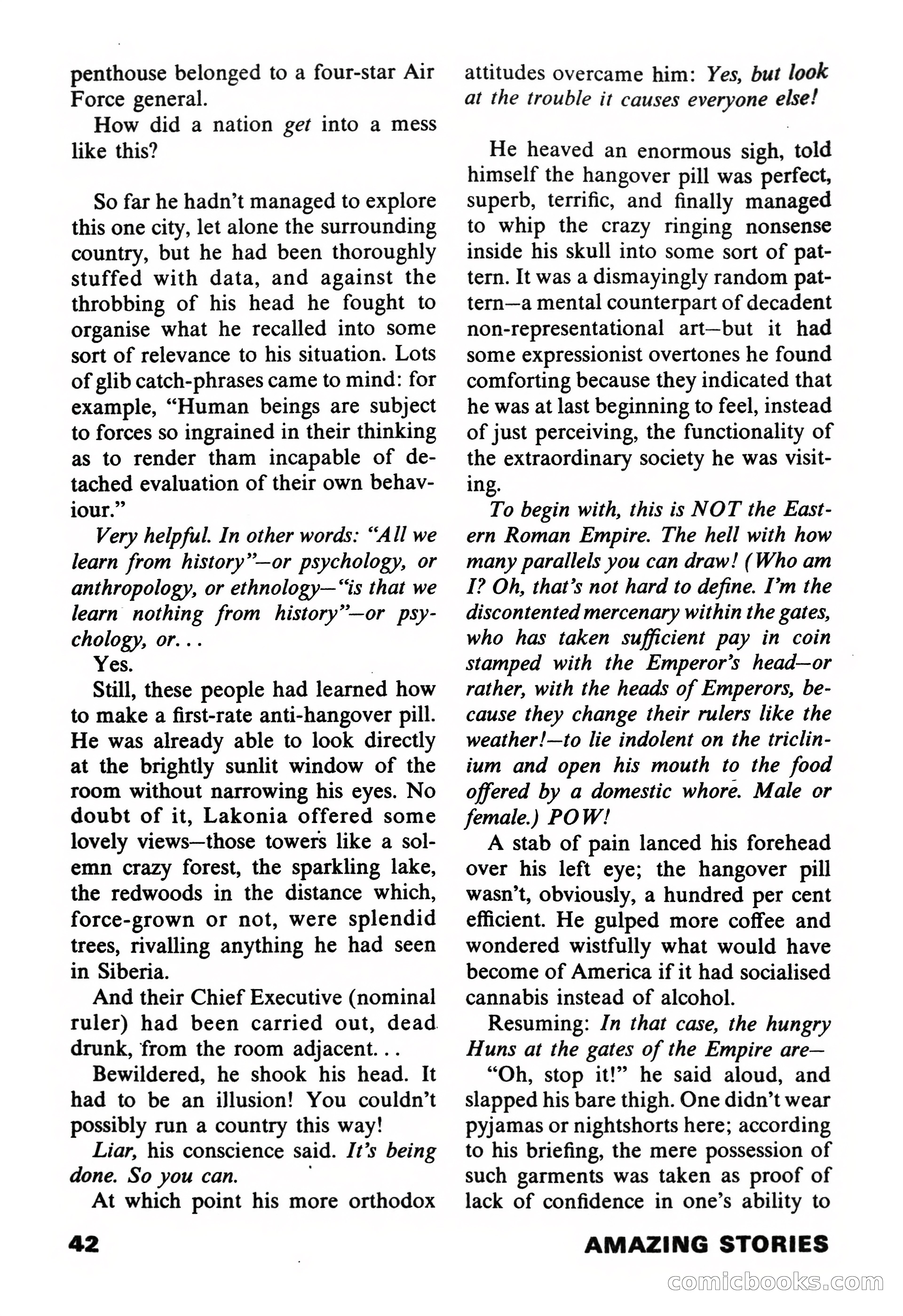 Amazing Stories, November 1971 — page 42 of 132