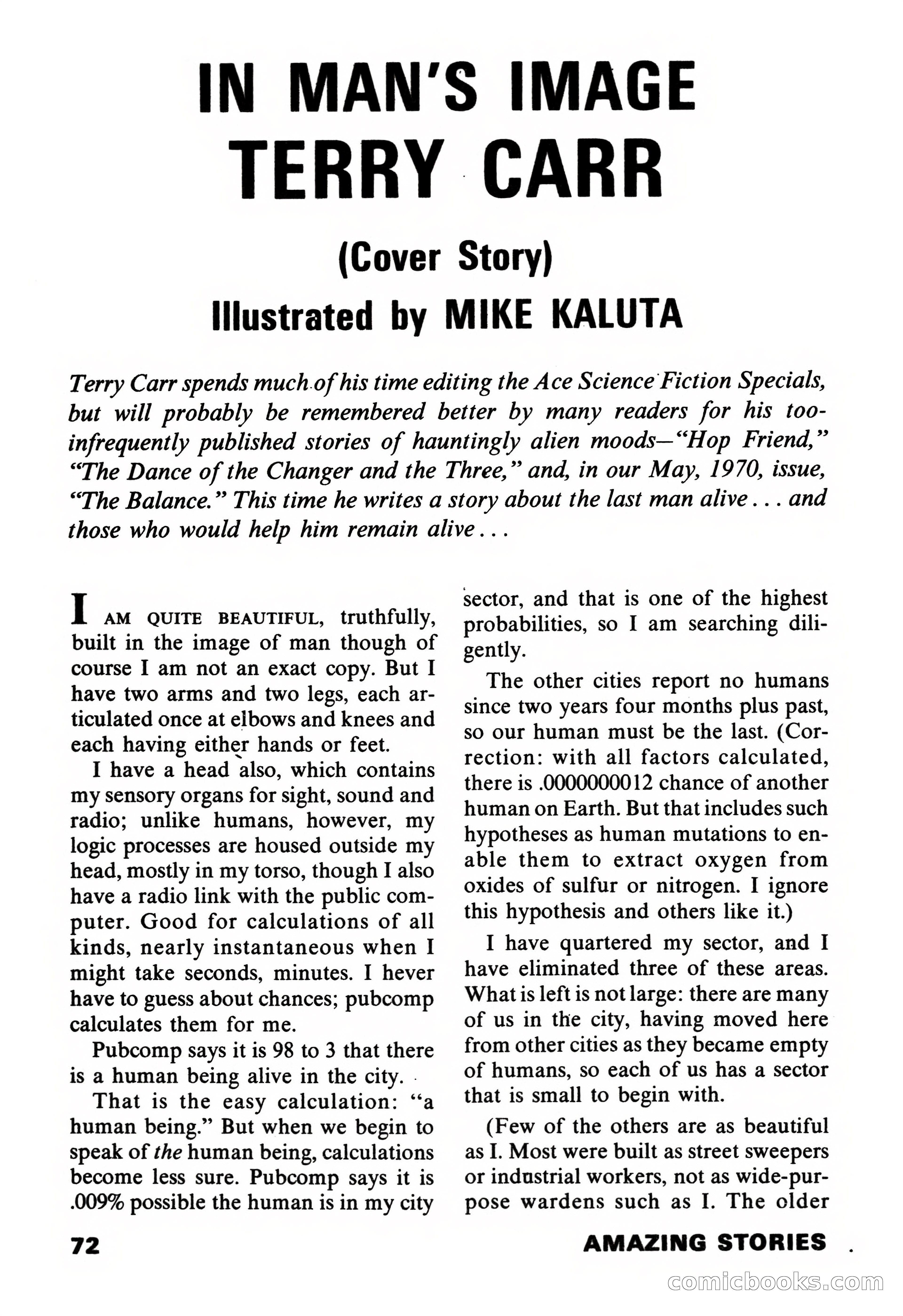 Amazing Stories, November 1971 — page 72 of 132