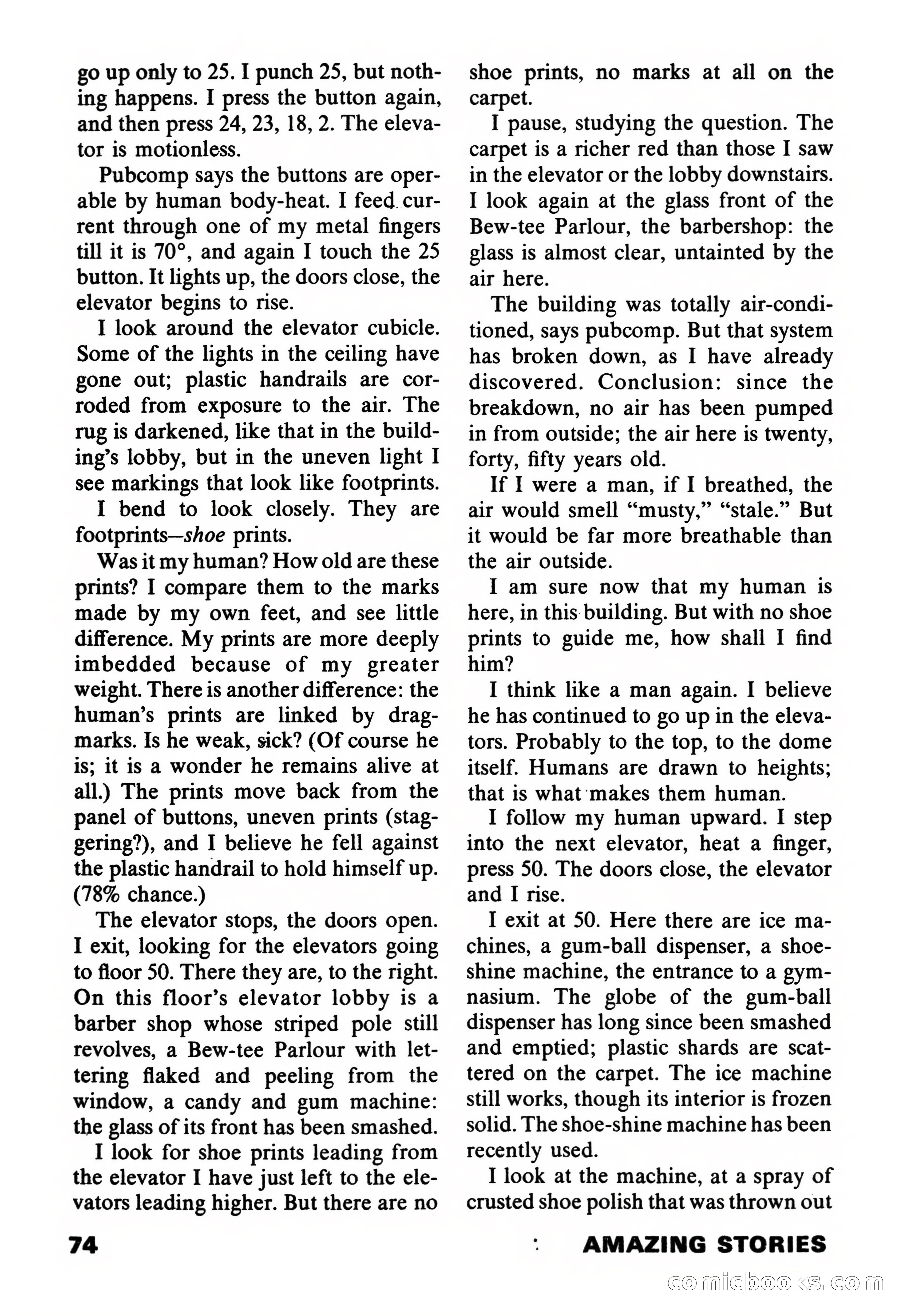 Amazing Stories, November 1971 — page 74 of 132
