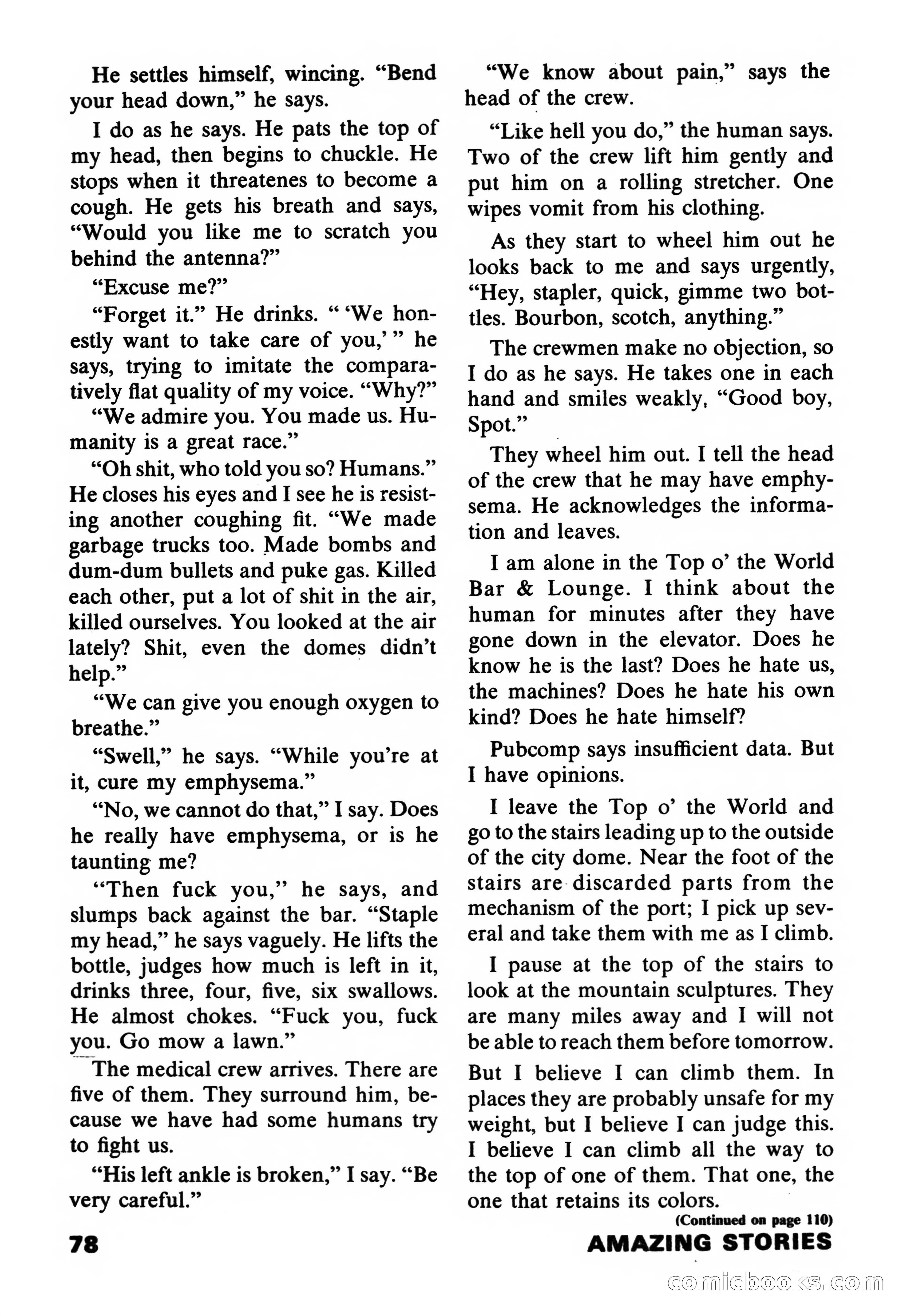 Amazing Stories, November 1971 — page 78 of 132