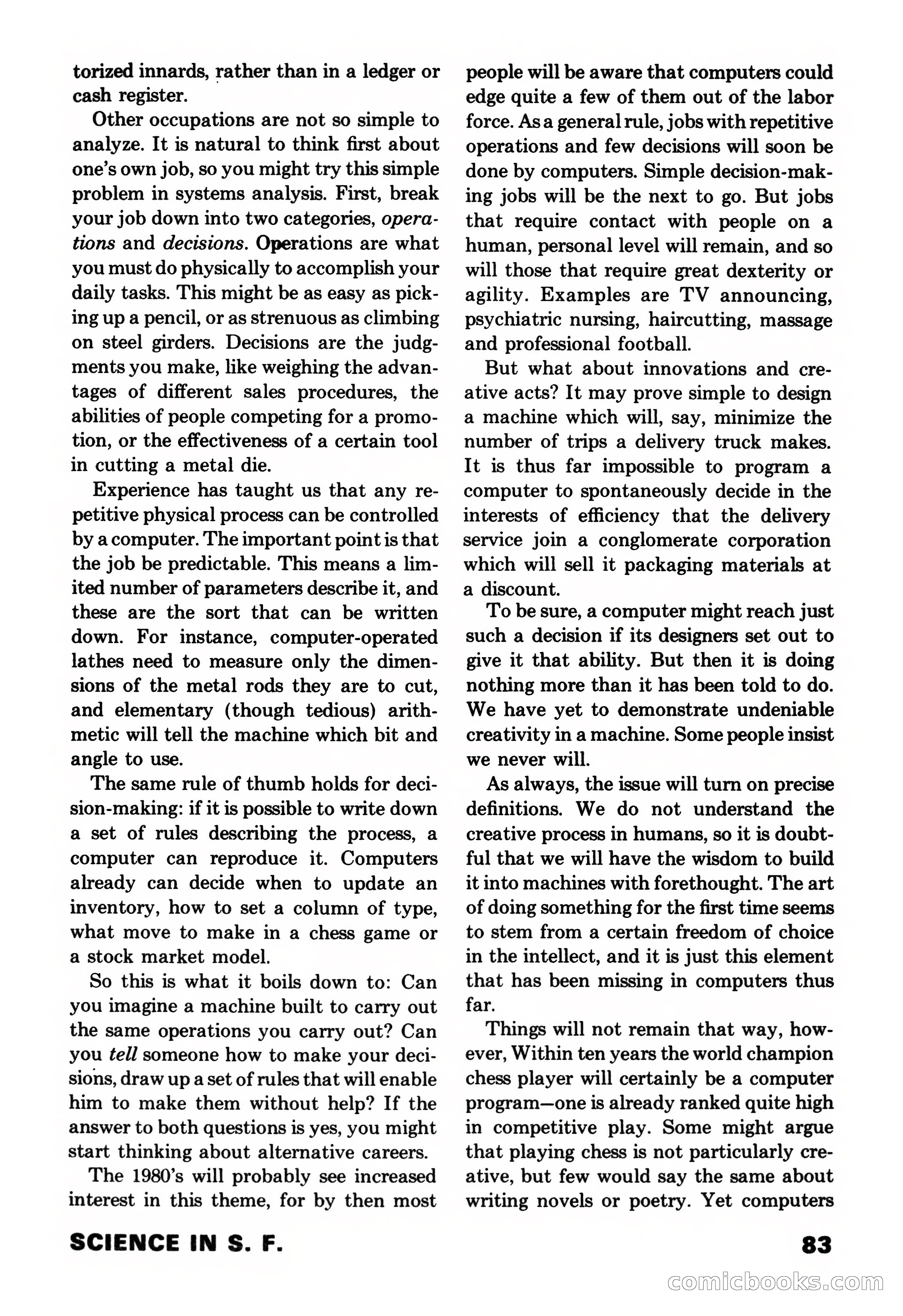 Amazing Stories, November 1971 — page 83 of 132
