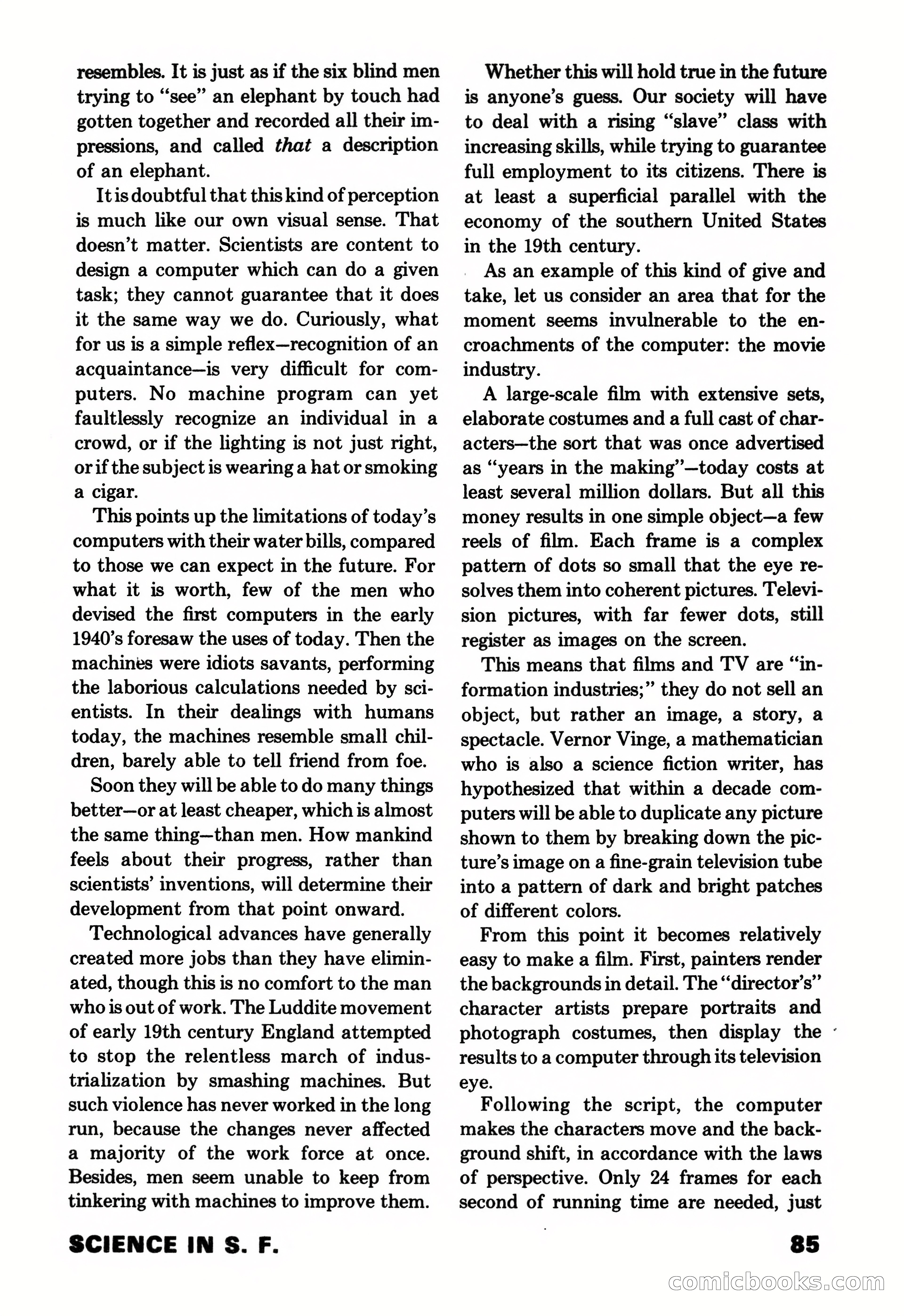 Amazing Stories, November 1971 — page 85 of 132