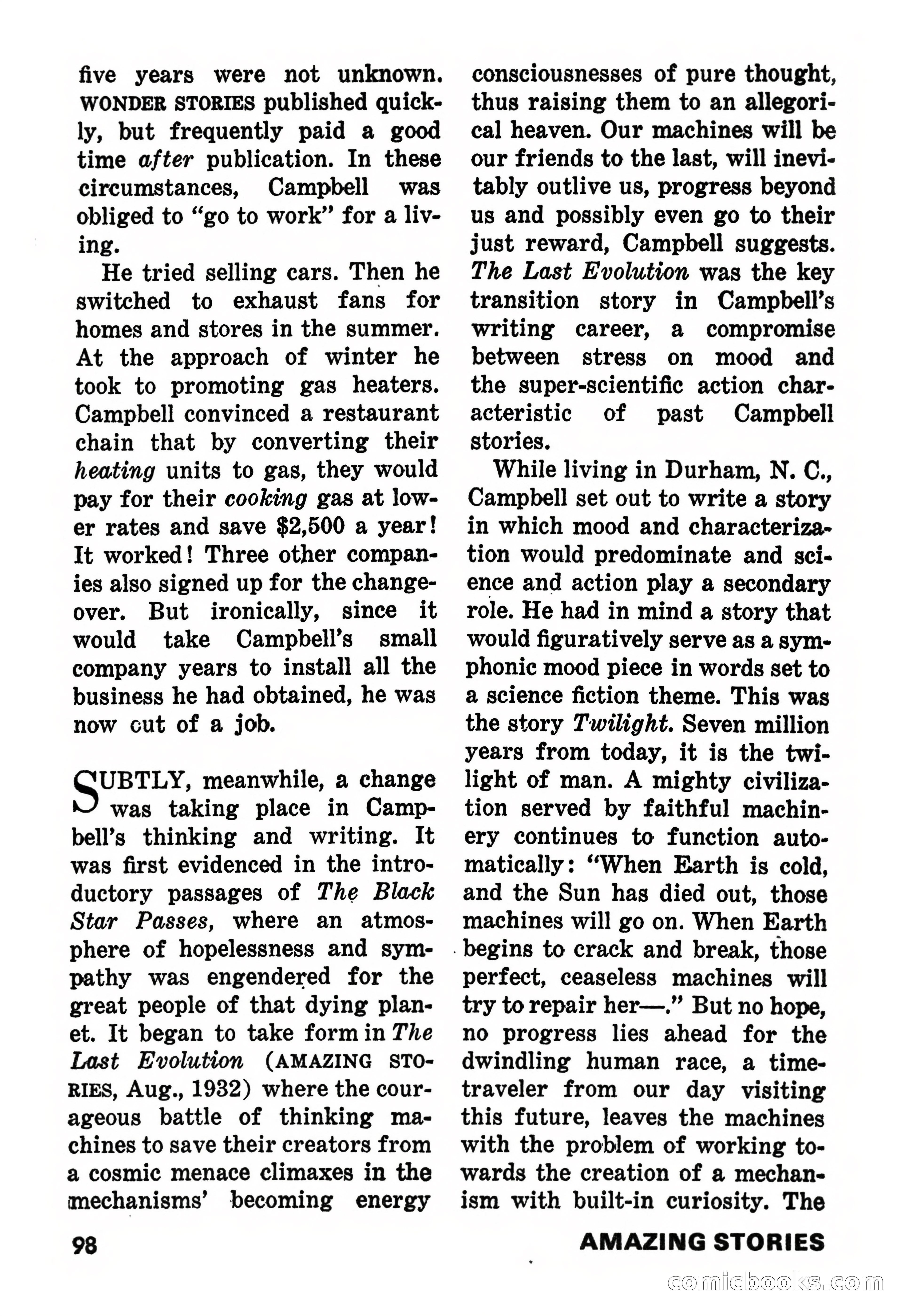 Amazing Stories, November 1971 — page 98 of 132