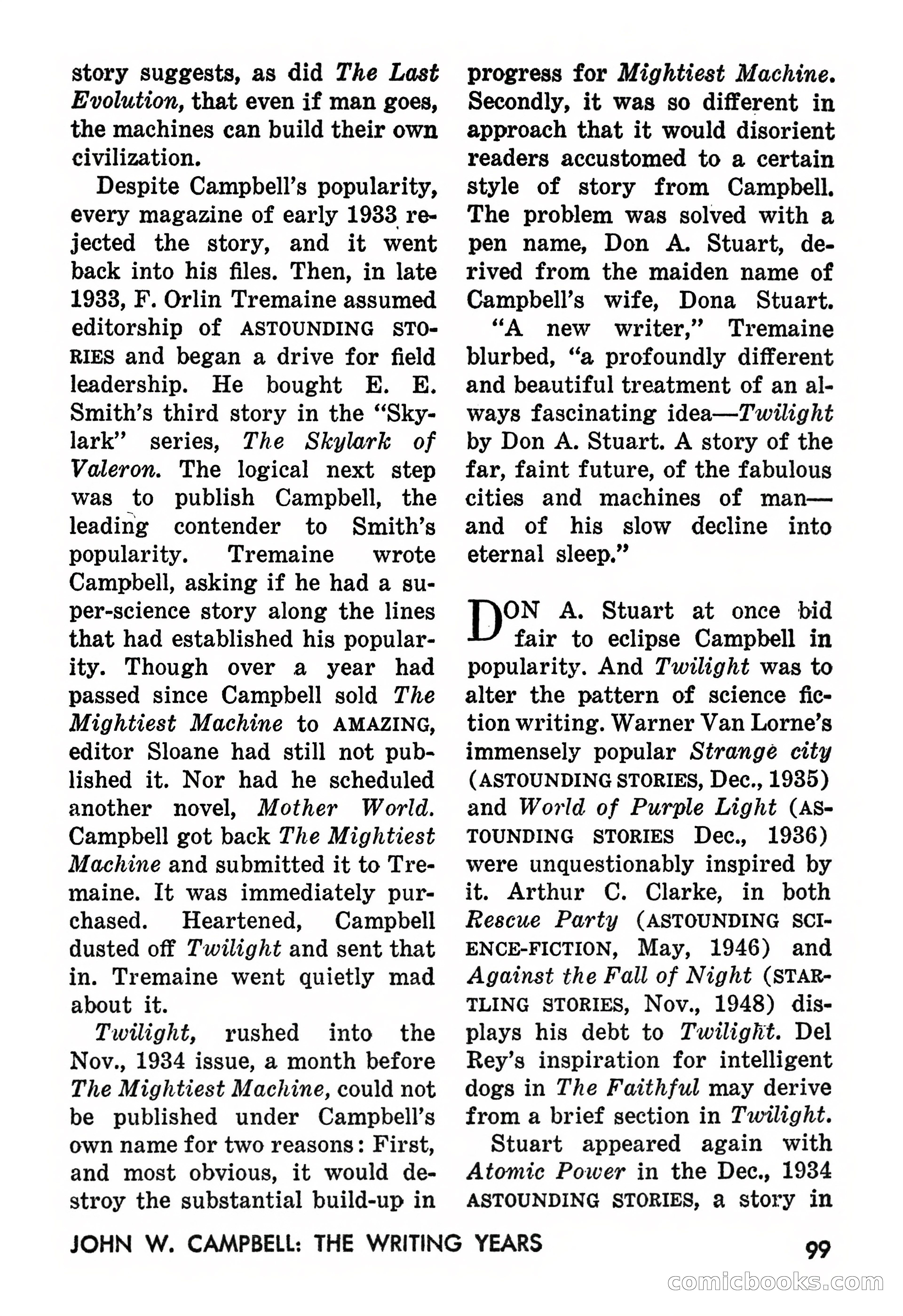 Amazing Stories, November 1971 — page 99 of 132