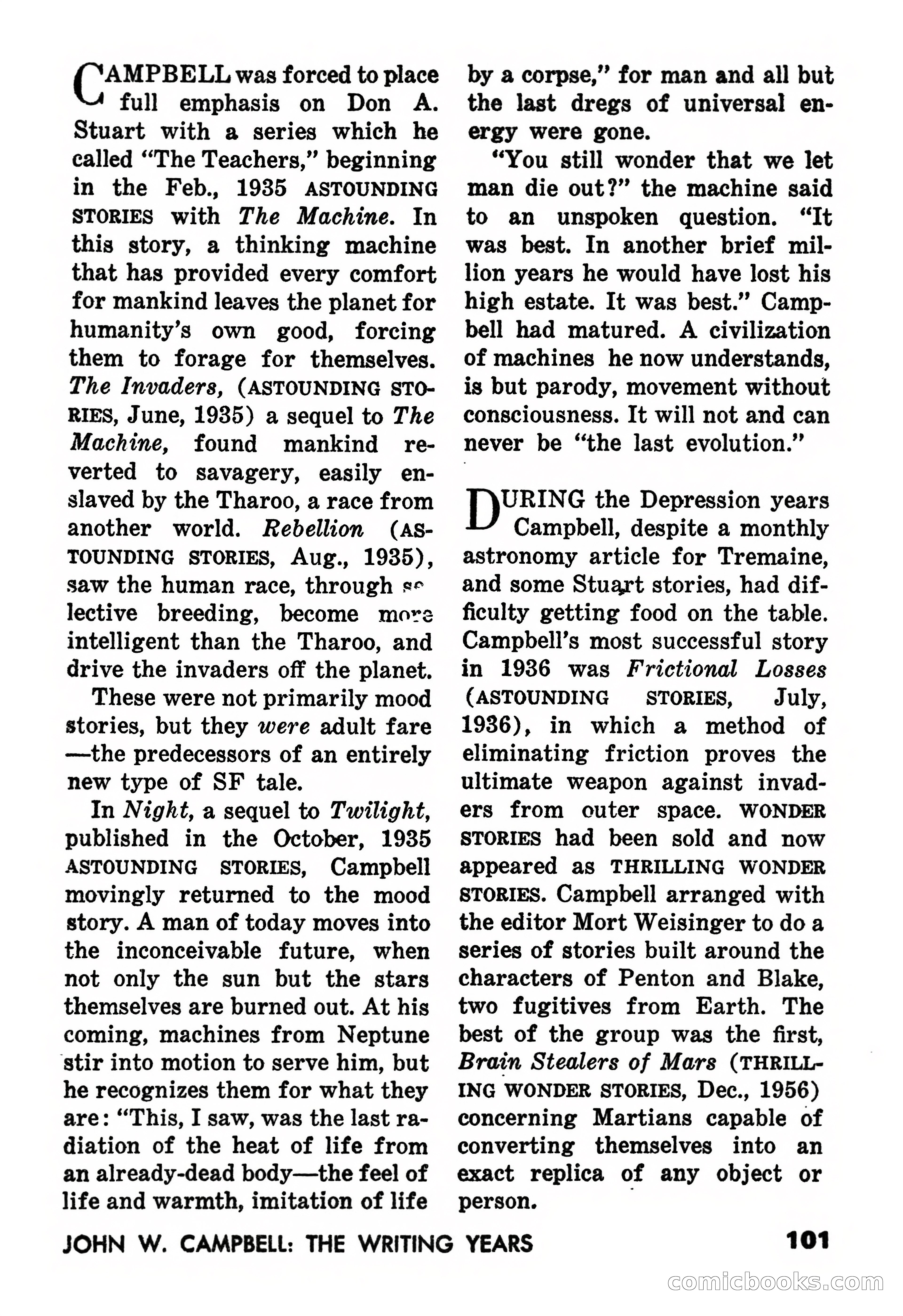 Amazing Stories, November 1971 — page 101 of 132