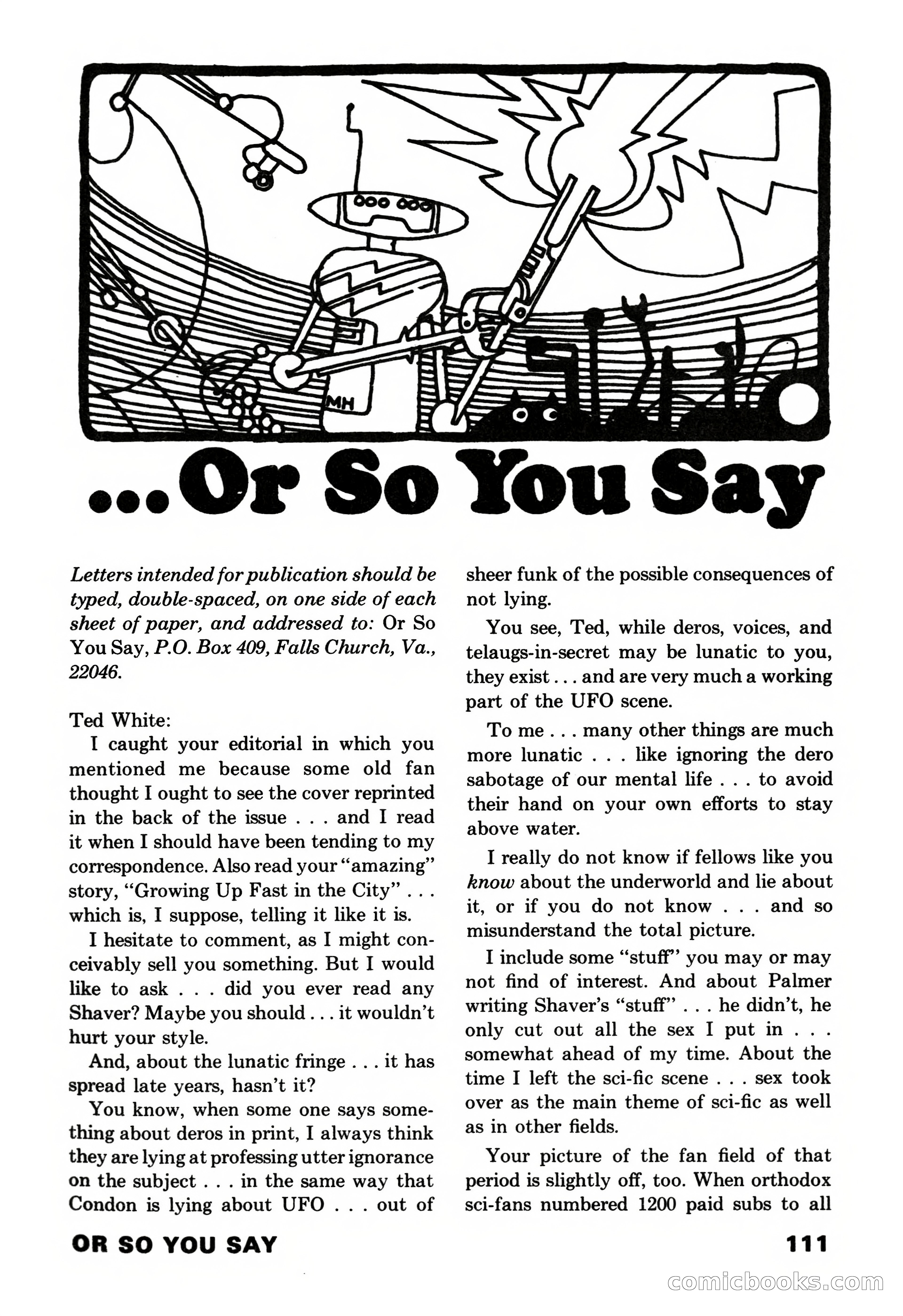 Amazing Stories, November 1971 — page 111 of 132