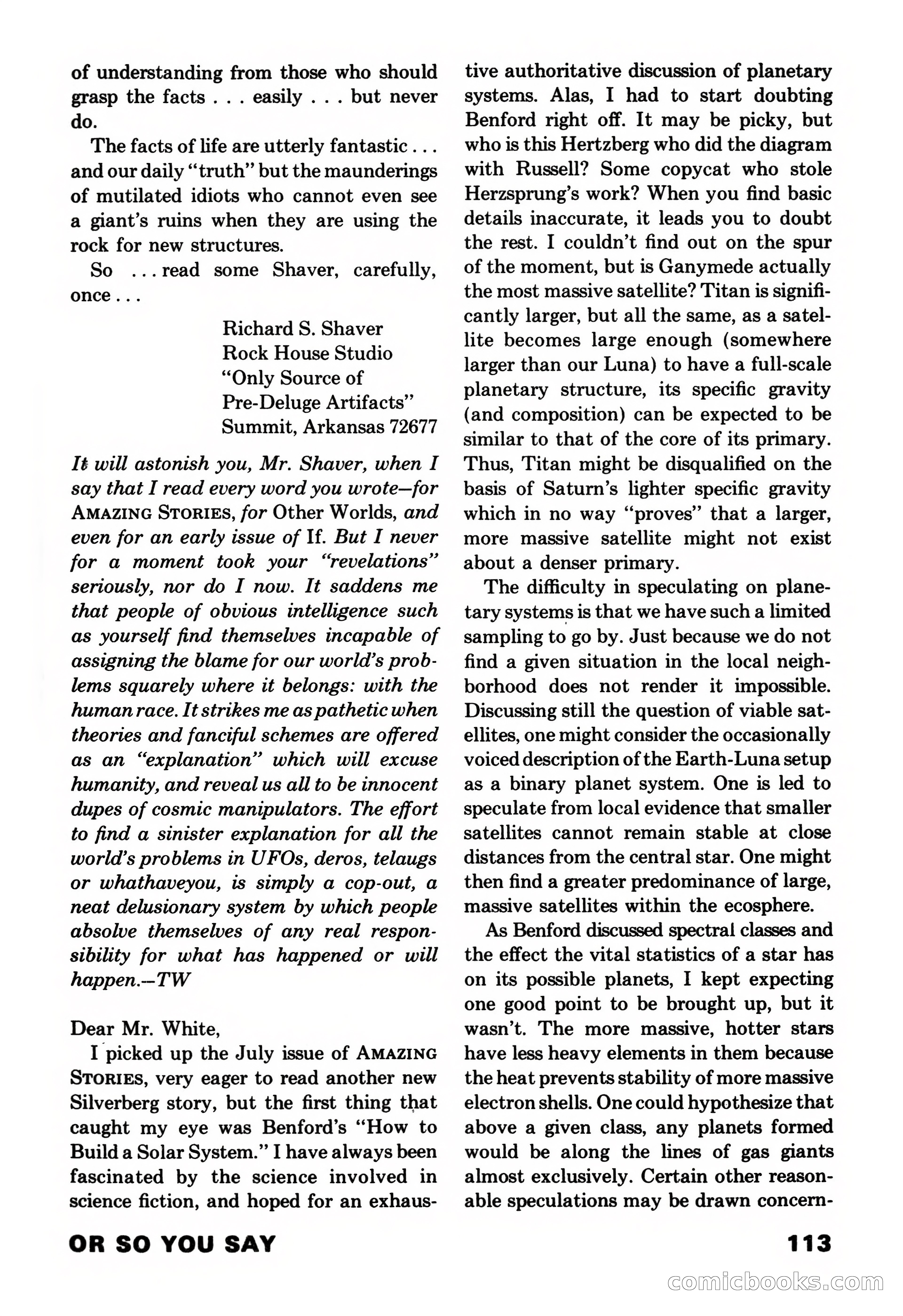 Amazing Stories, November 1971 — page 113 of 132