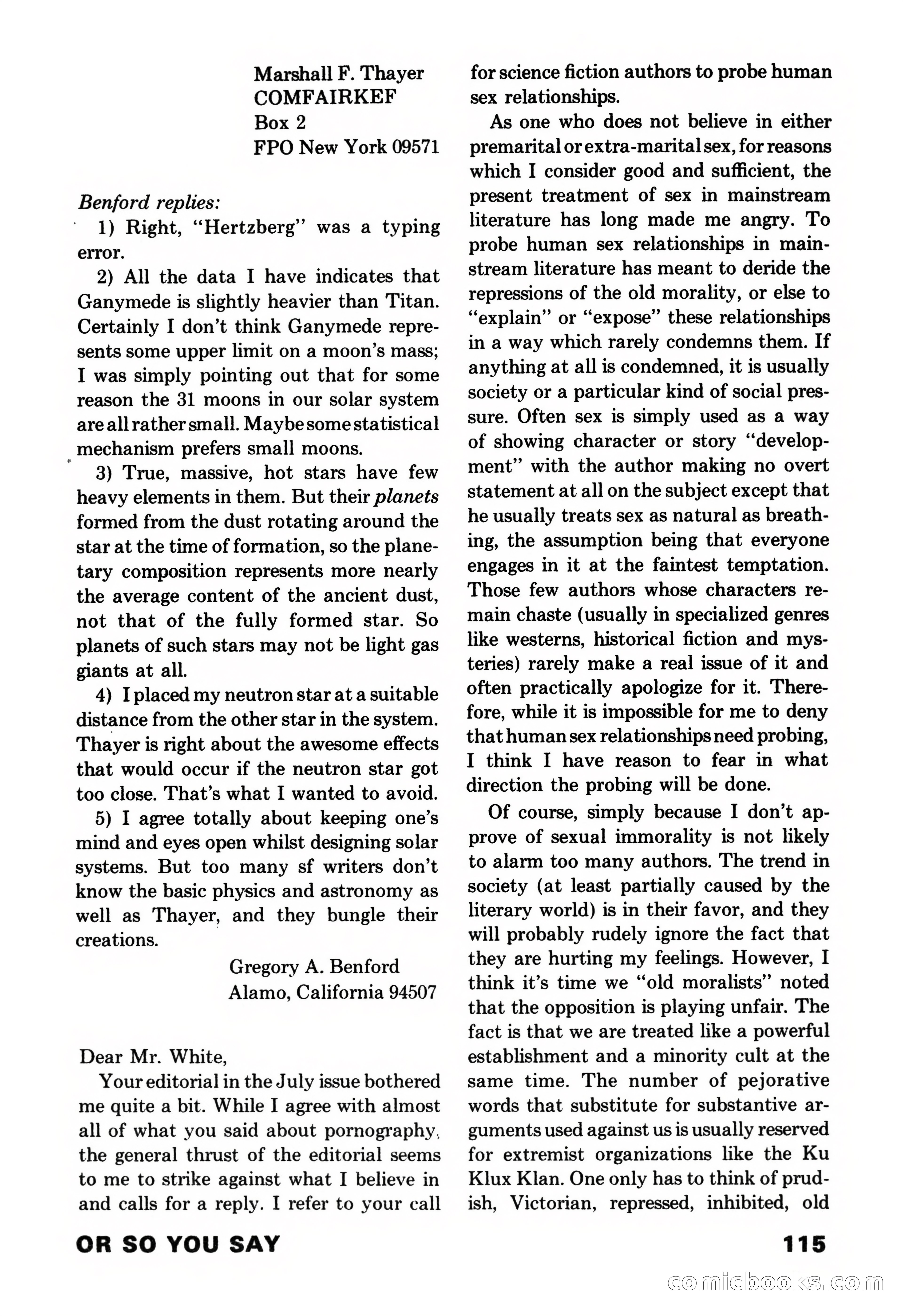Amazing Stories, November 1971 — page 115 of 132