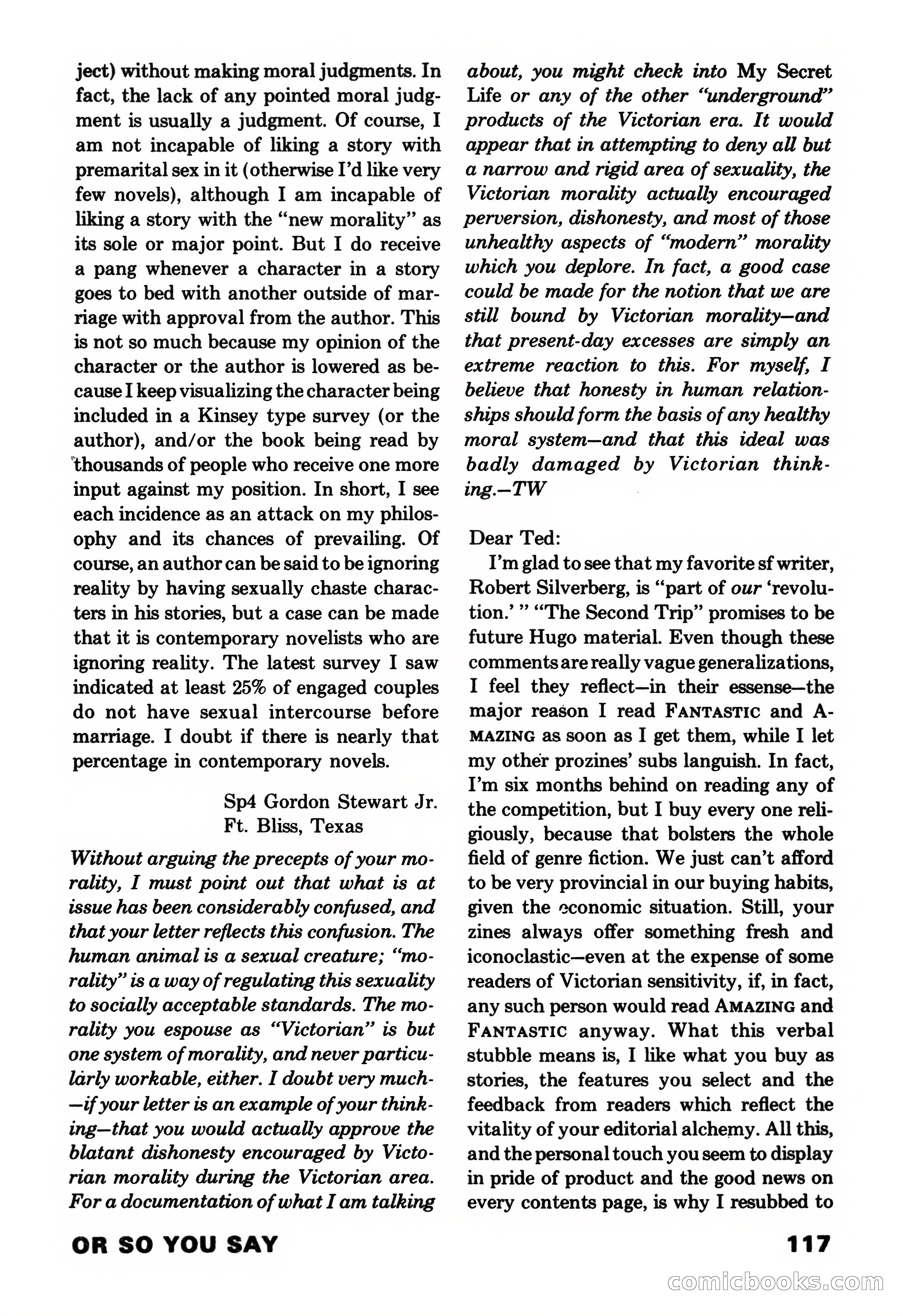 Amazing Stories, November 1971 — page 117 of 132