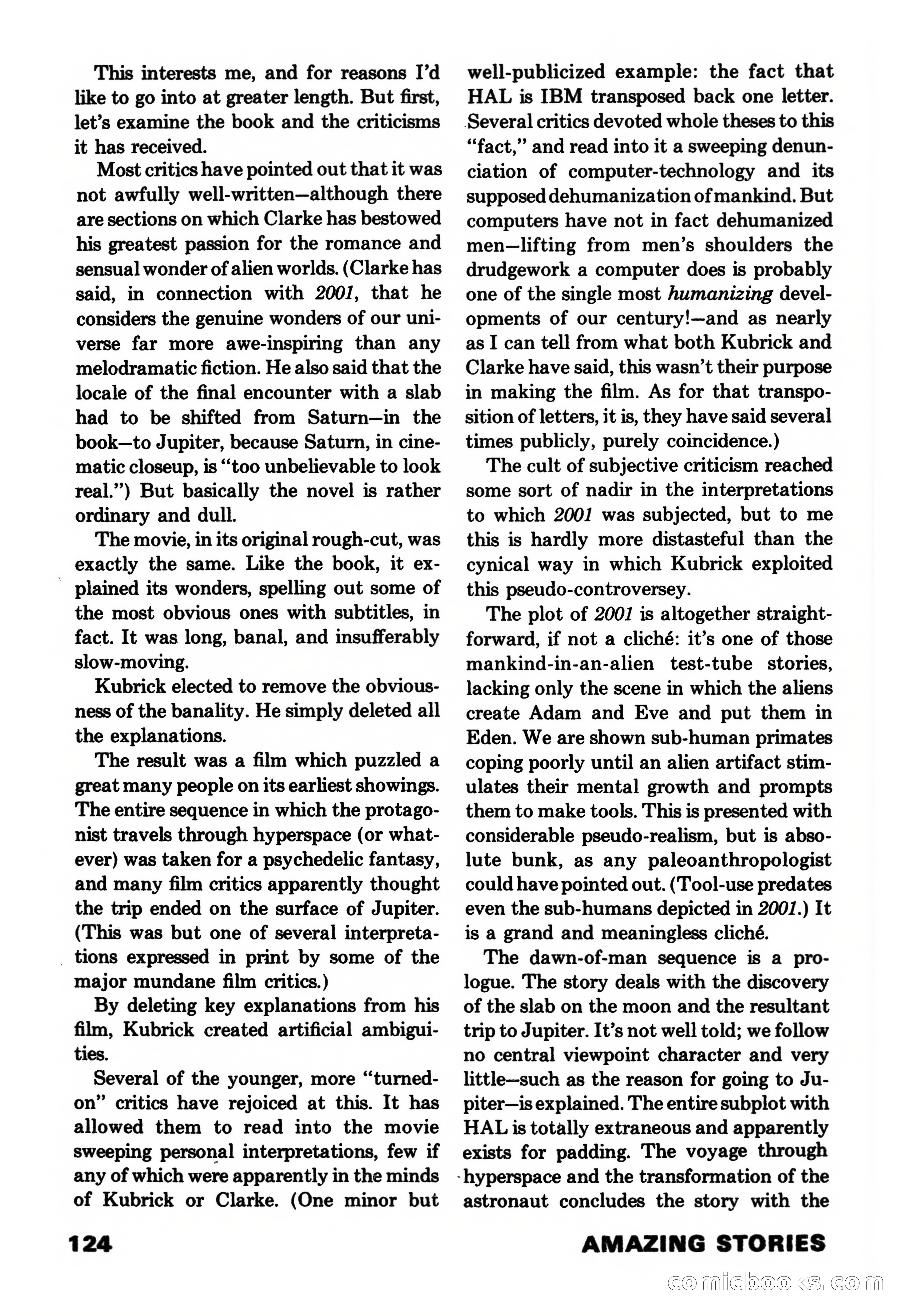 Amazing Stories, November 1971 — page 124 of 132