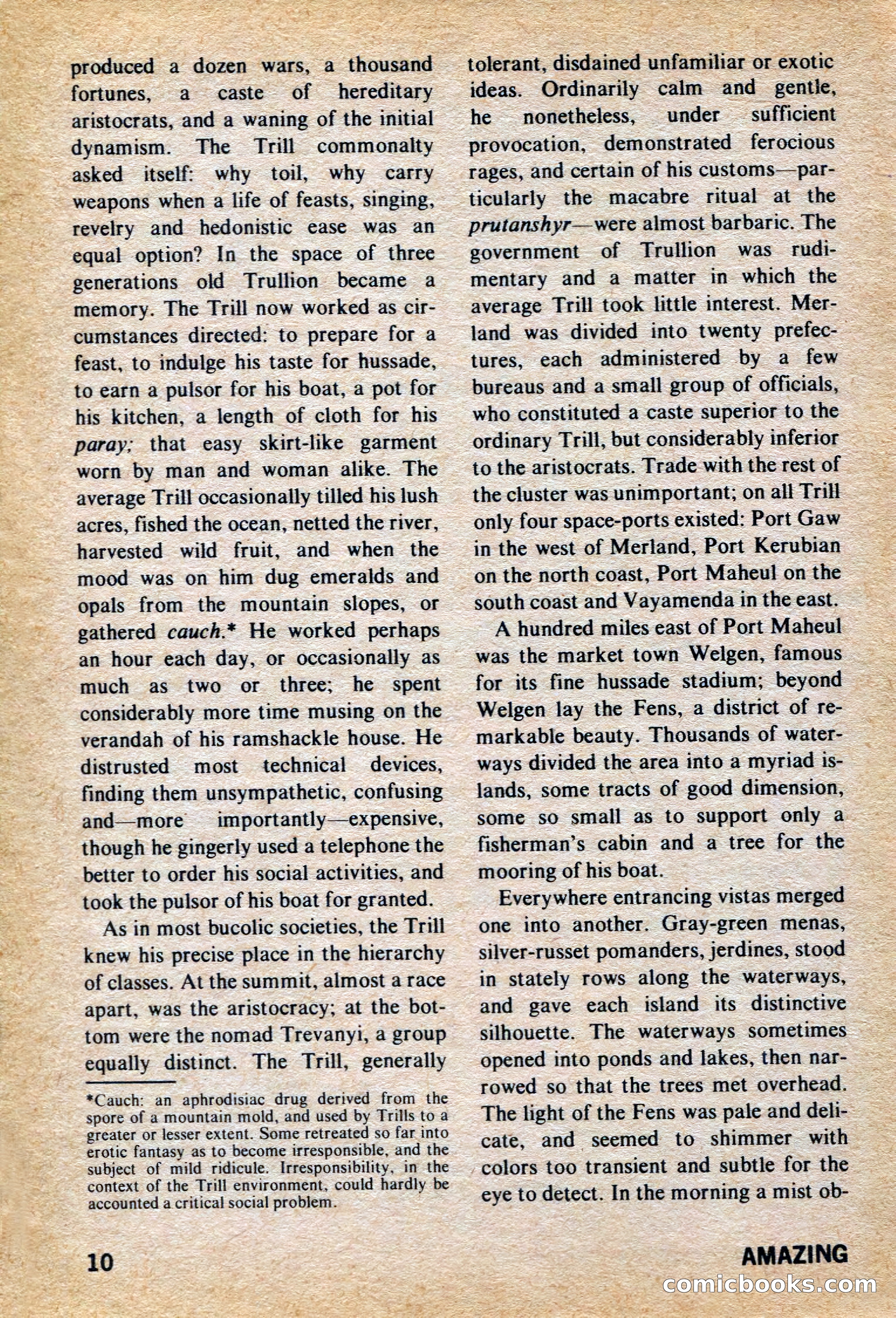 Amazing Stories, March 1973 — page 10 of 132
