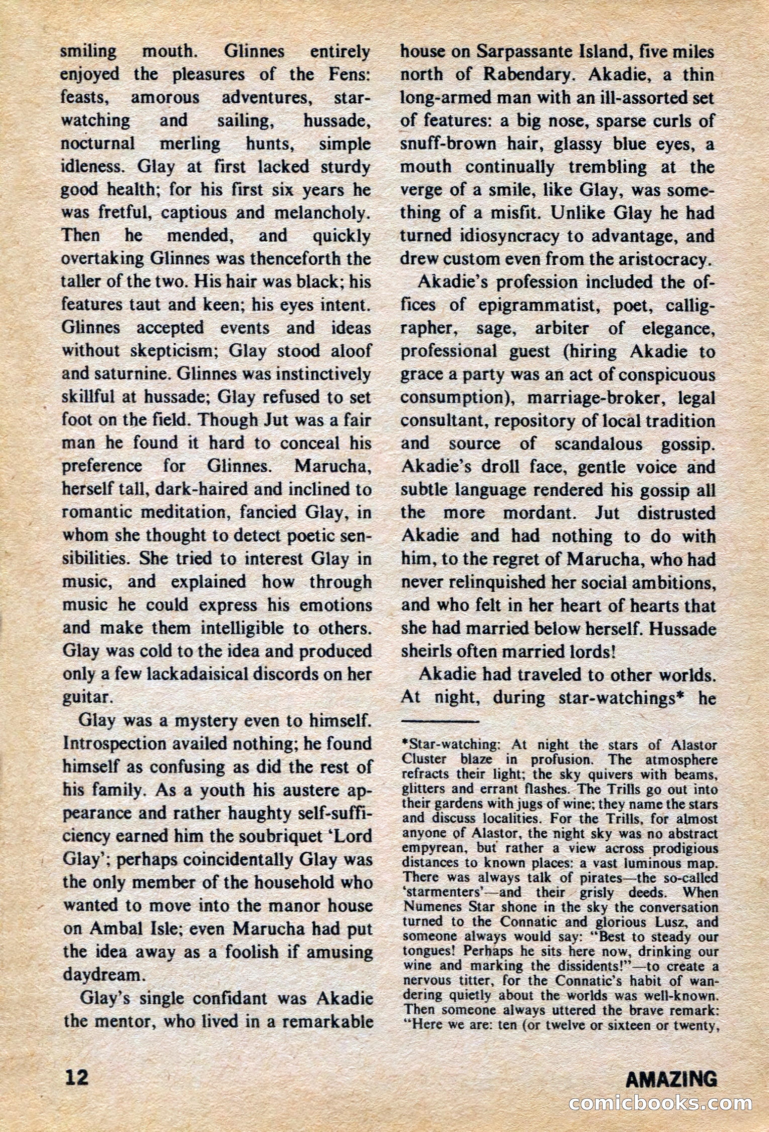Amazing Stories, March 1973 — page 12 of 132