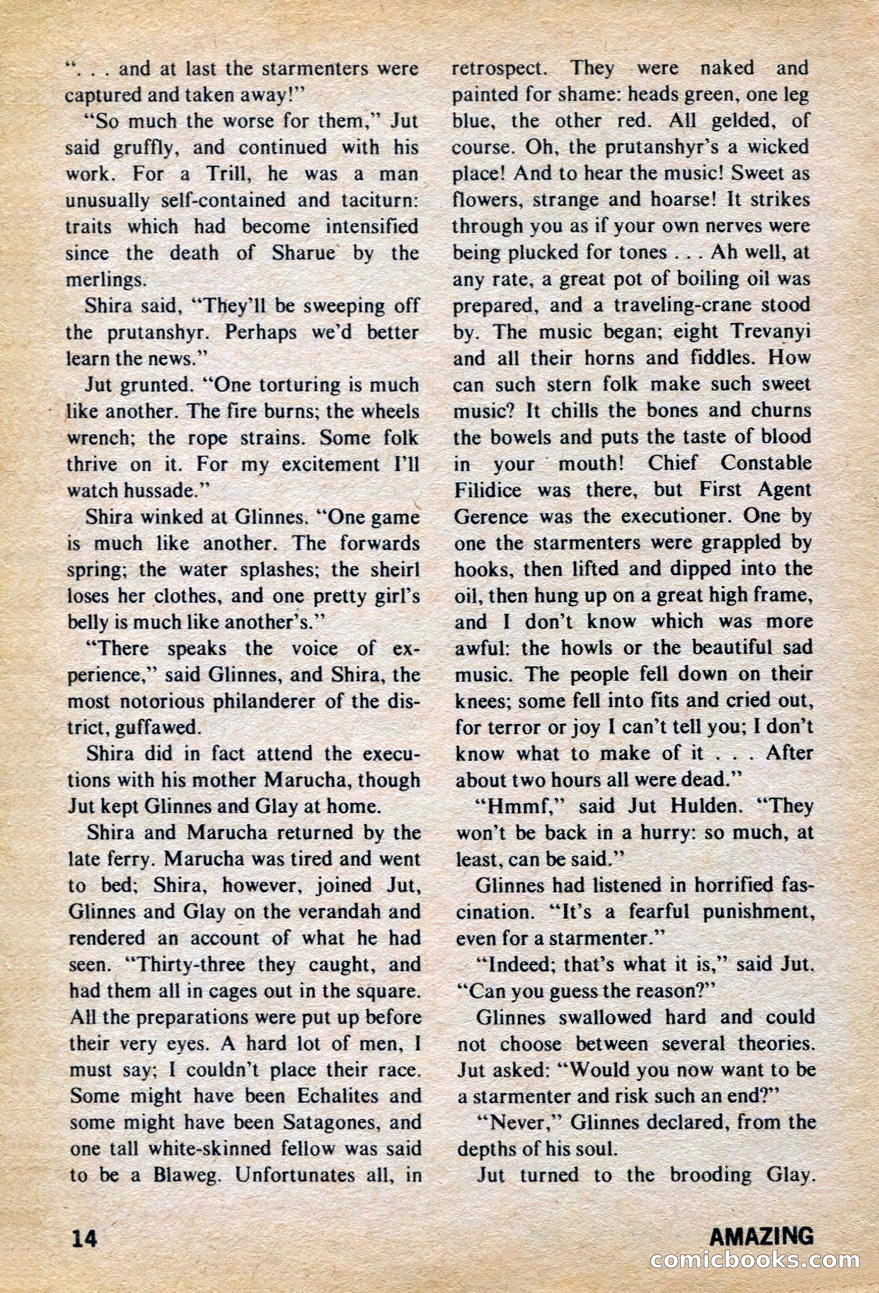 Amazing Stories, March 1973 — page 14 of 132