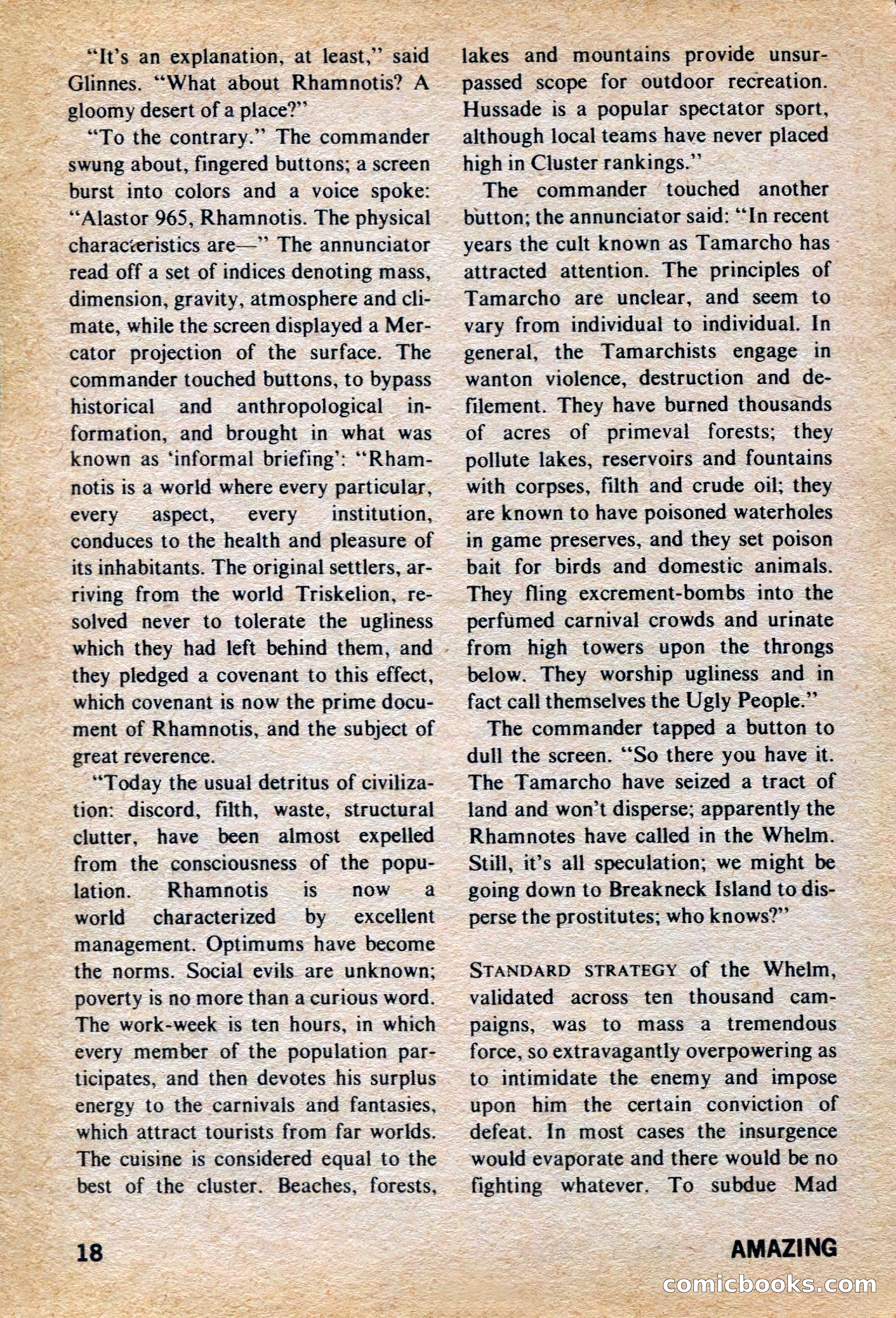 Amazing Stories, March 1973 — page 18 of 132