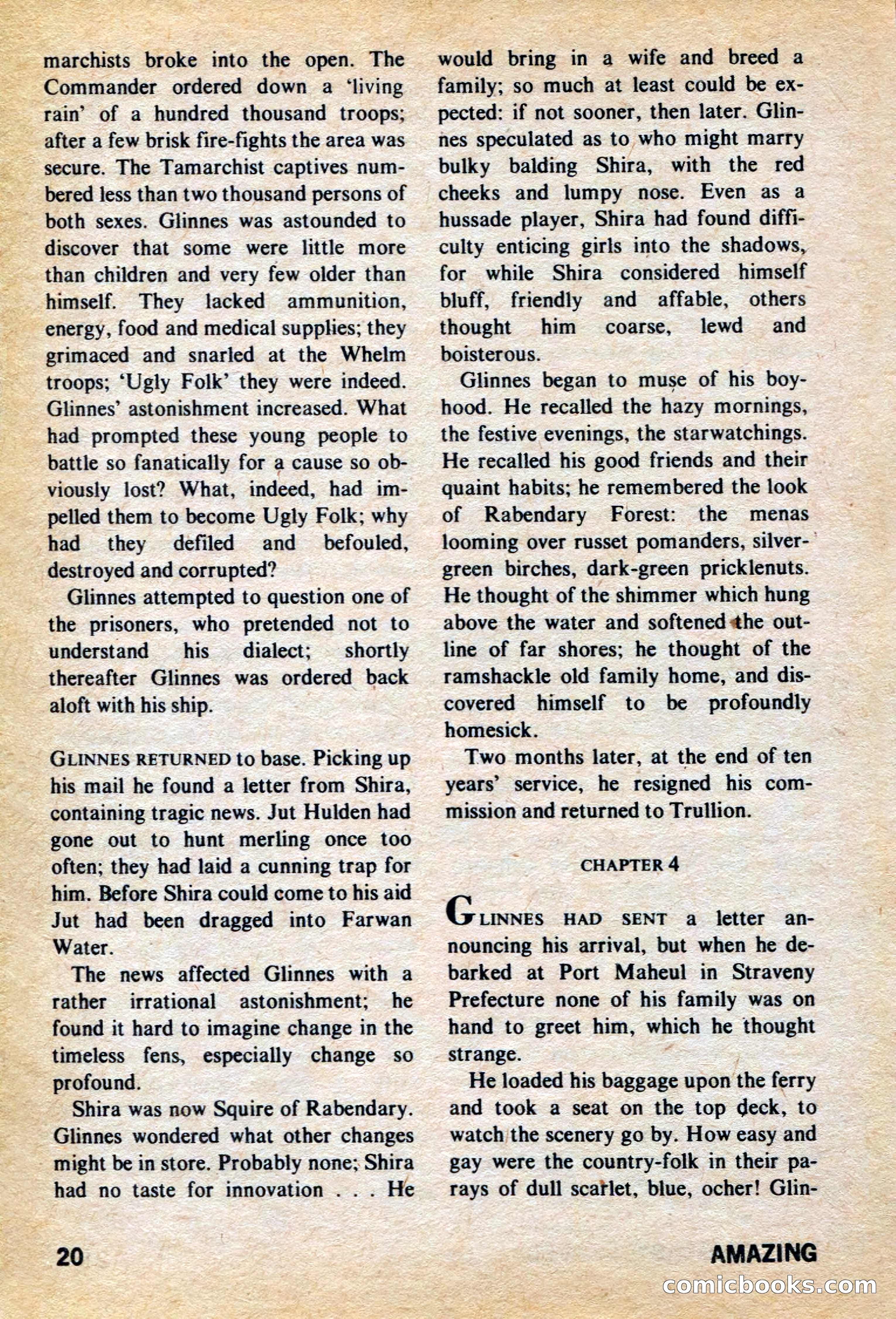 Amazing Stories, March 1973 — page 20 of 132