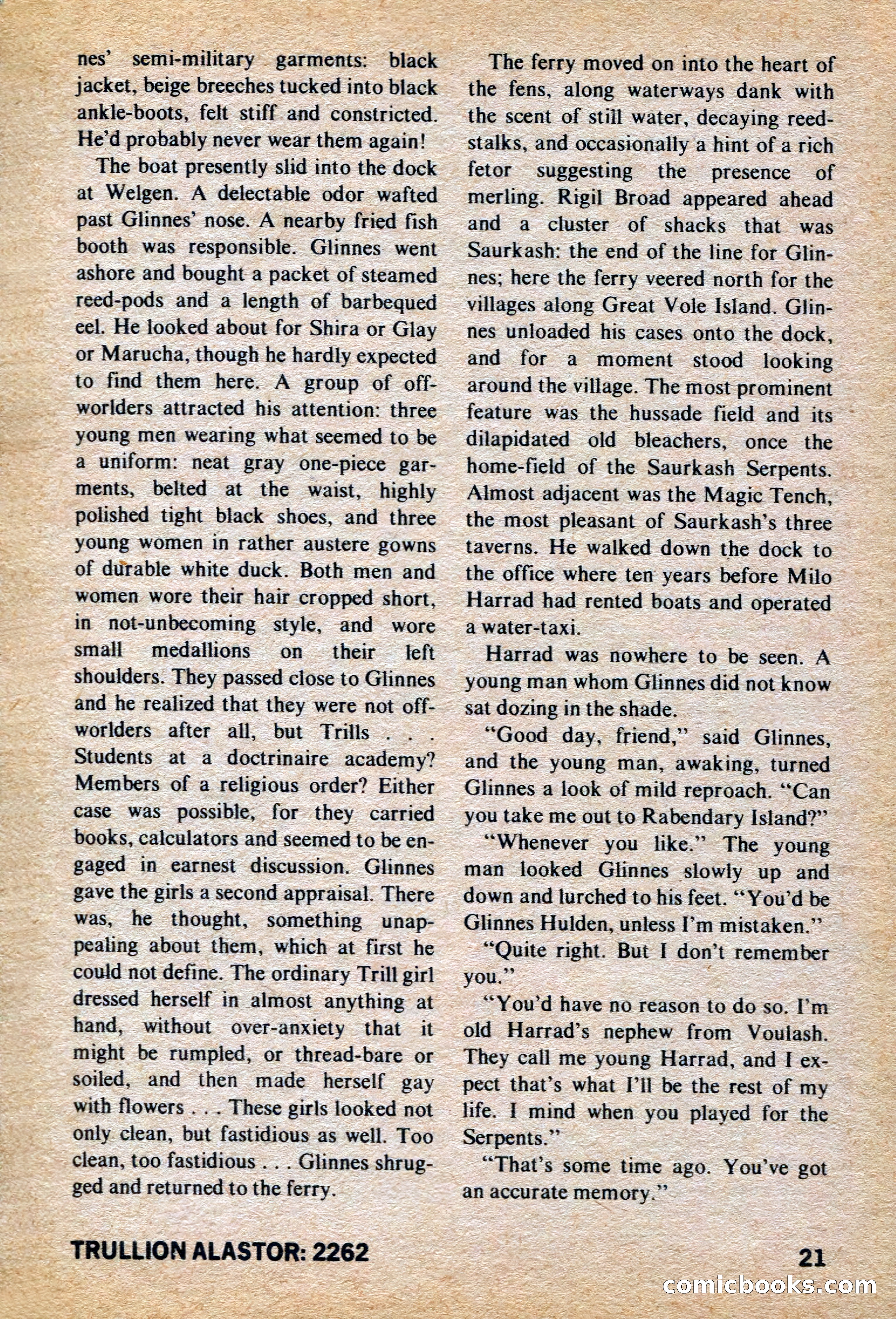 Amazing Stories, March 1973 — page 21 of 132