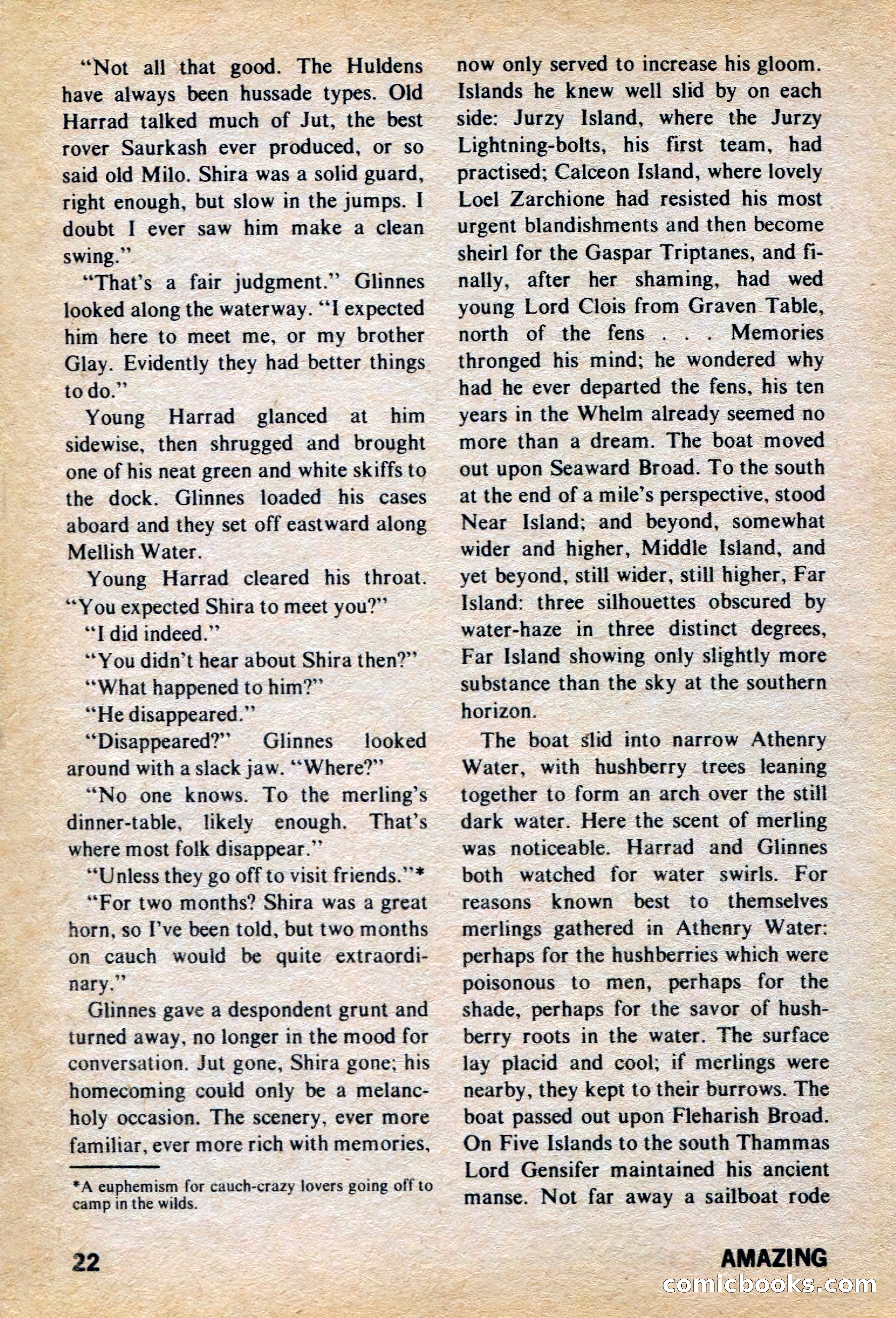 Amazing Stories, March 1973 — page 22 of 132