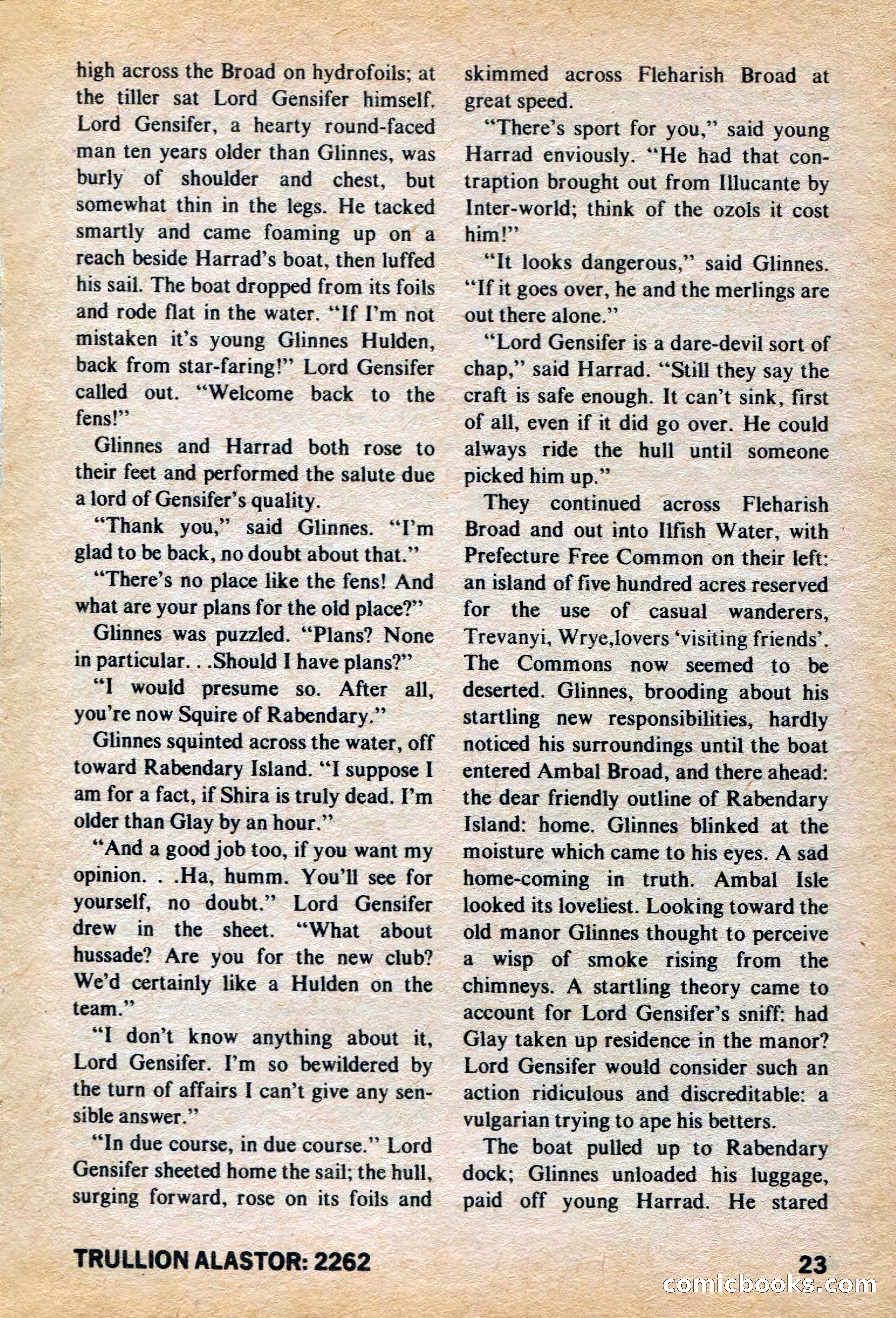 Amazing Stories, March 1973 — page 23 of 132