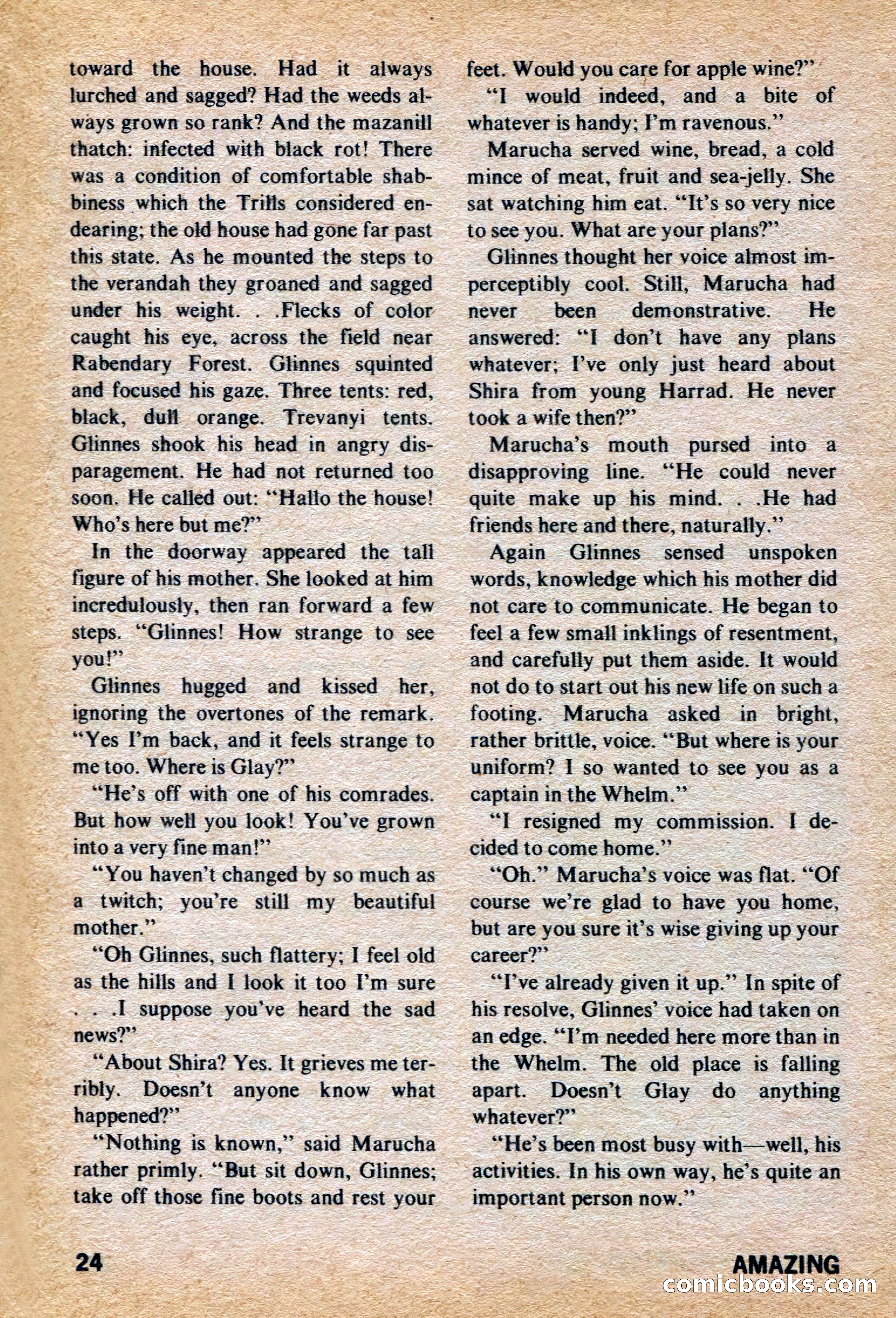 Amazing Stories, March 1973 — page 24 of 132