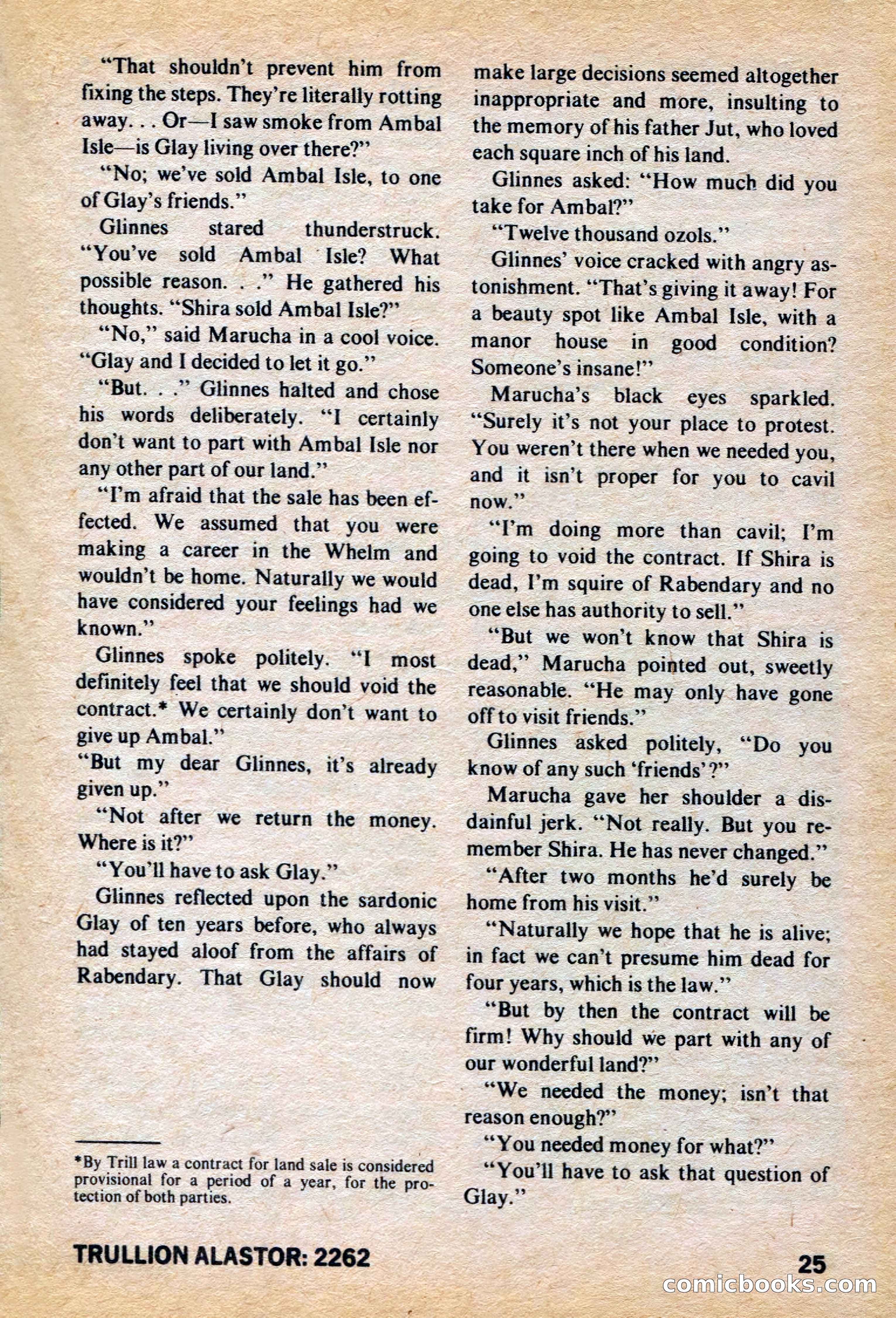 Amazing Stories, March 1973 — page 25 of 132