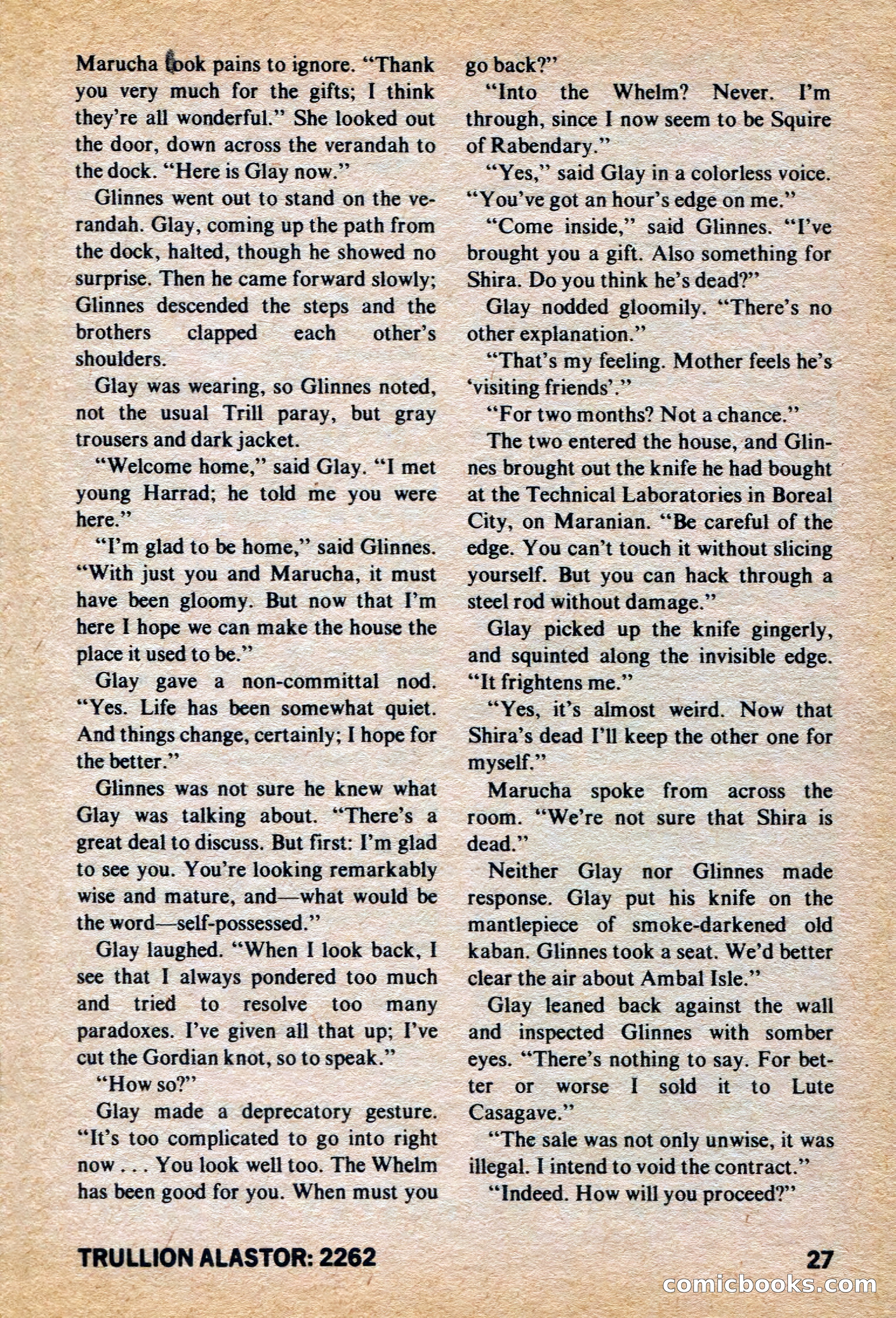 Amazing Stories, March 1973 — page 27 of 132