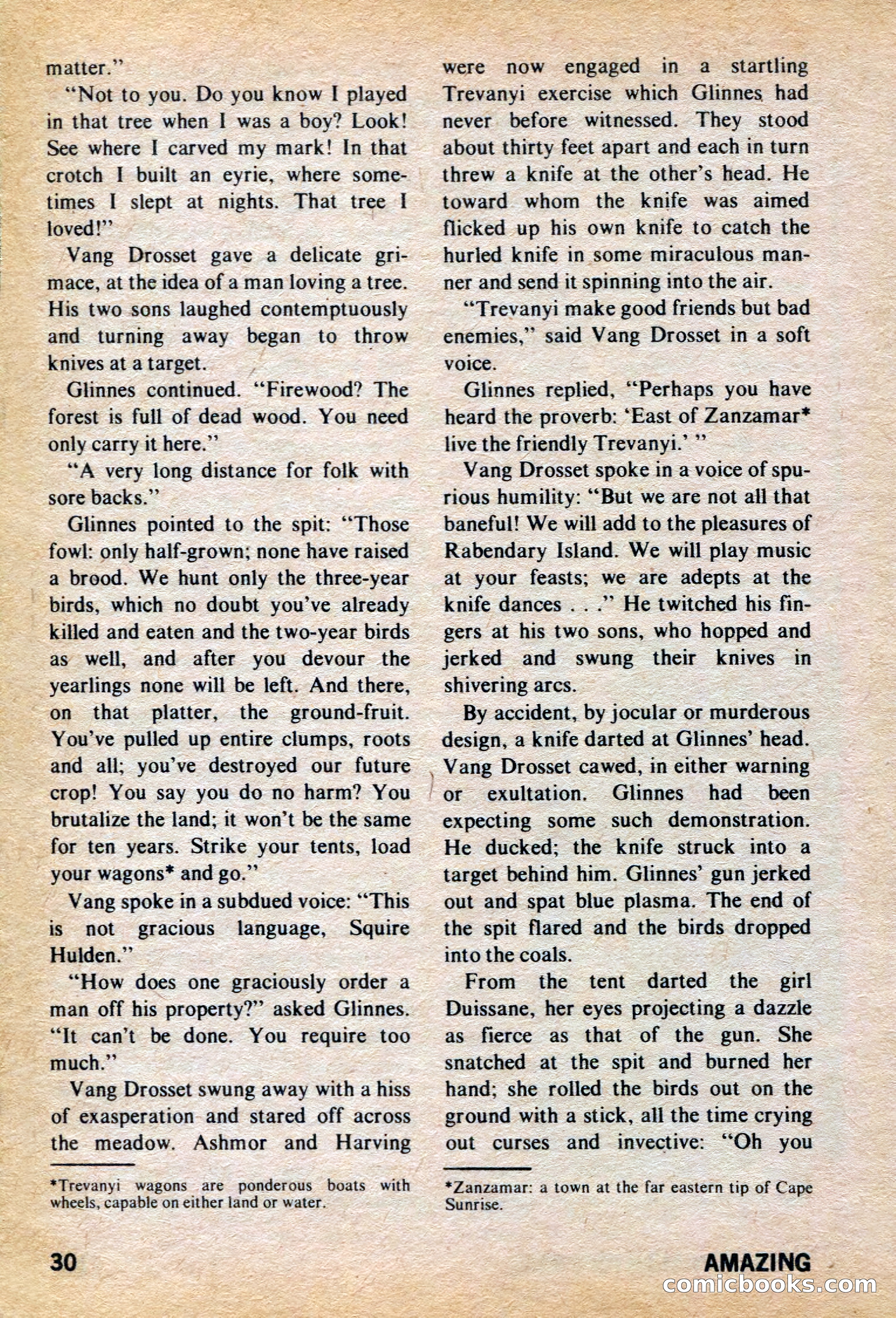 Amazing Stories, March 1973 — page 30 of 132