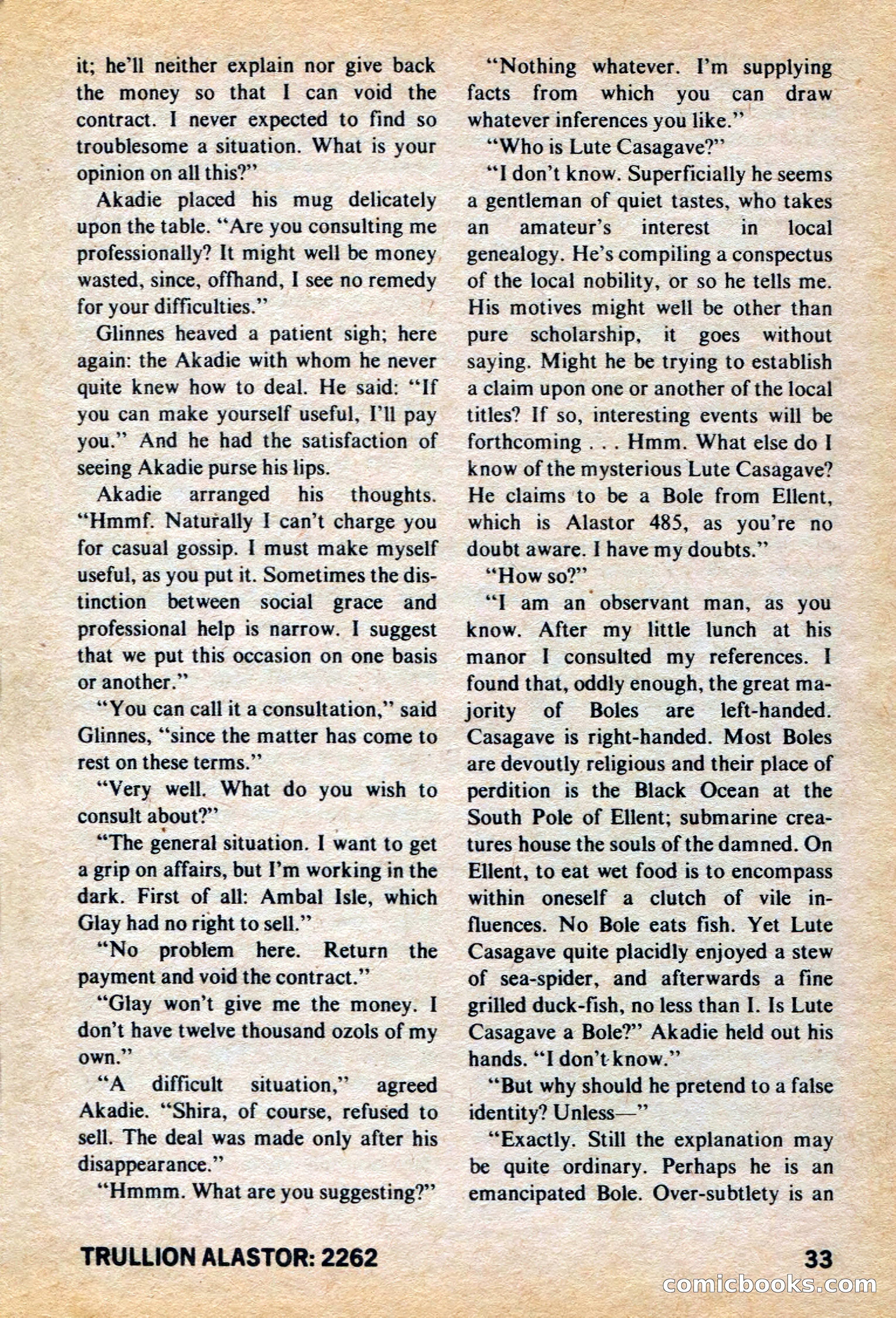Amazing Stories, March 1973 — page 33 of 132