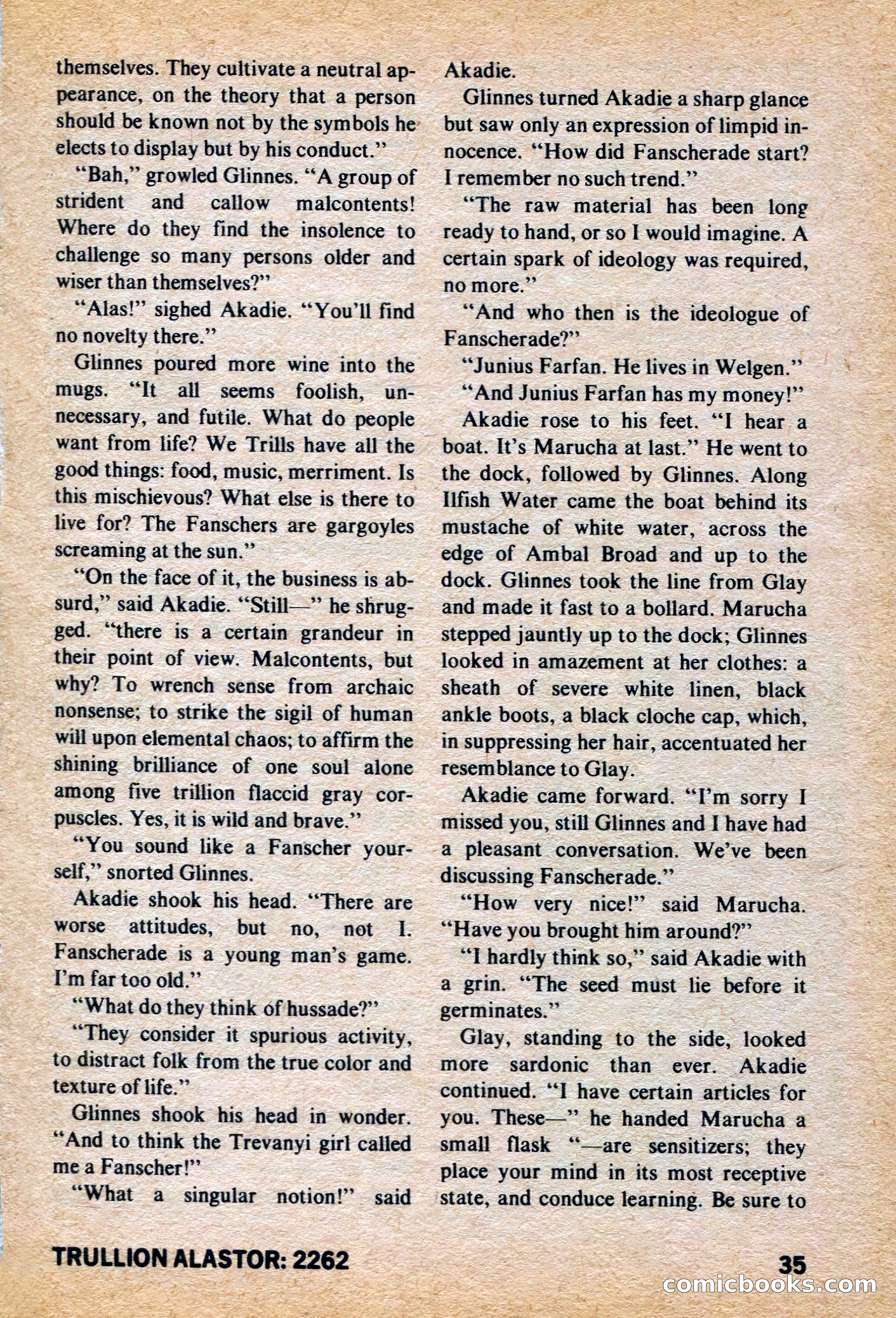 Amazing Stories, March 1973 — page 35 of 132