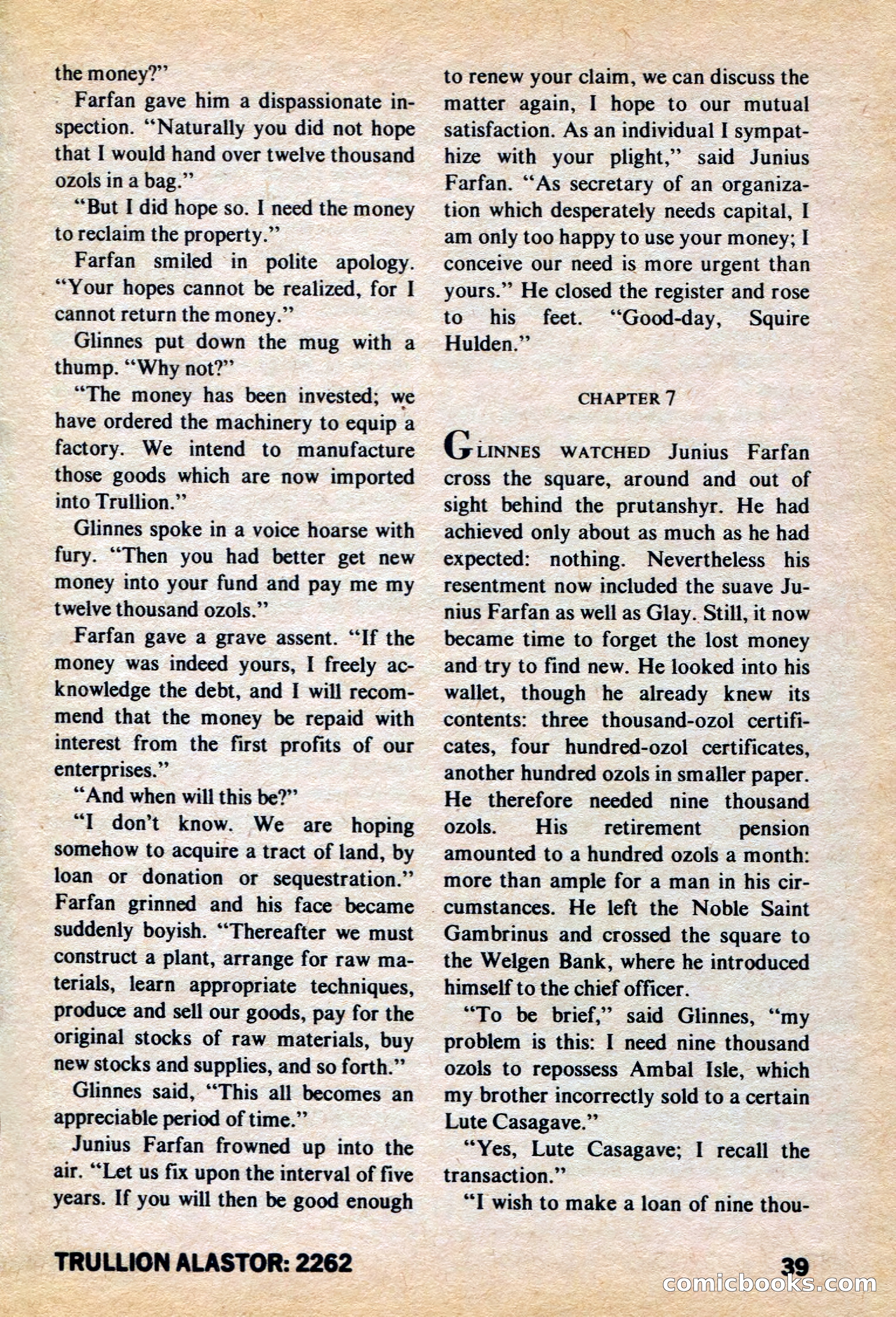 Amazing Stories, March 1973 — page 39 of 132