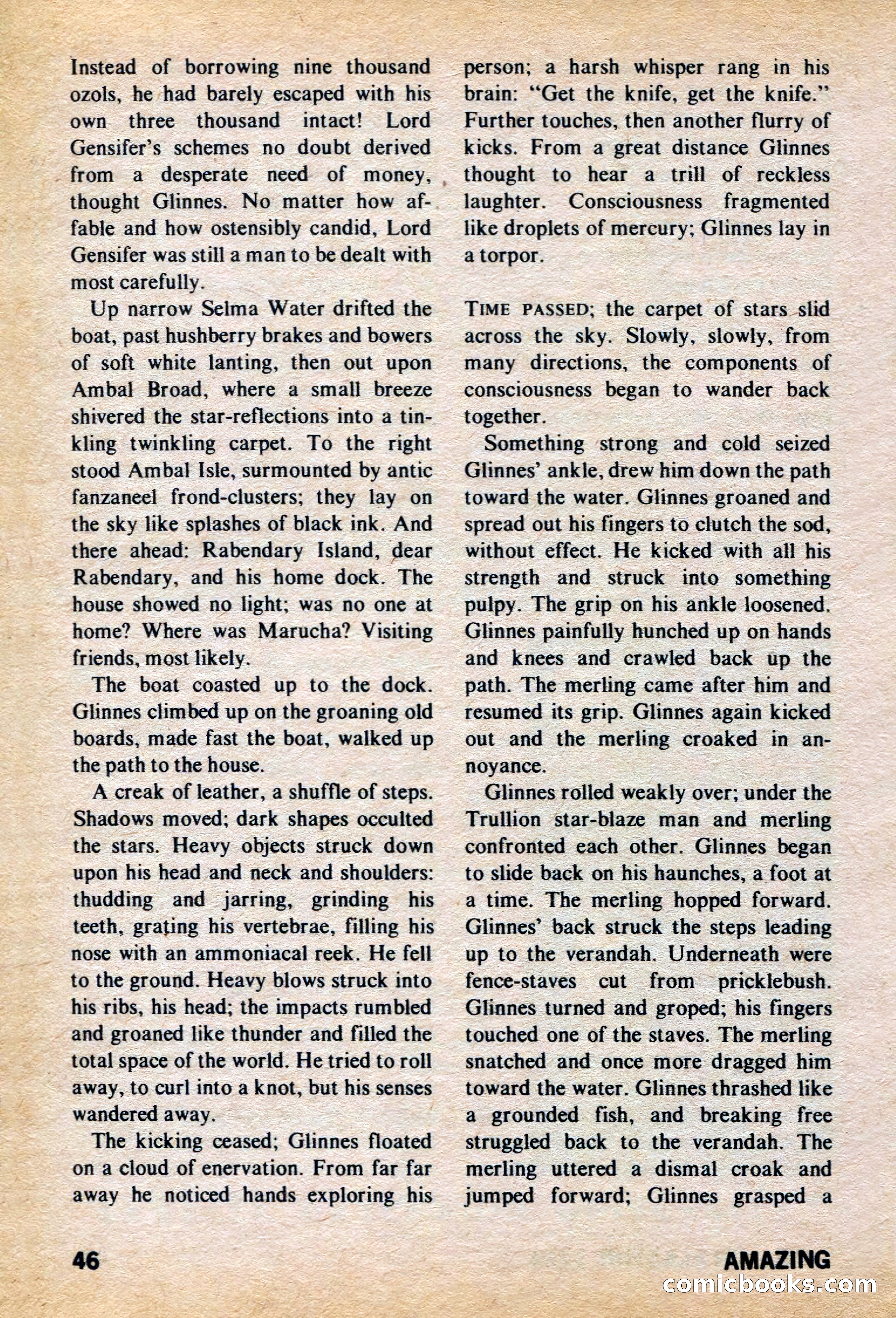 Amazing Stories, March 1973 — page 46 of 132