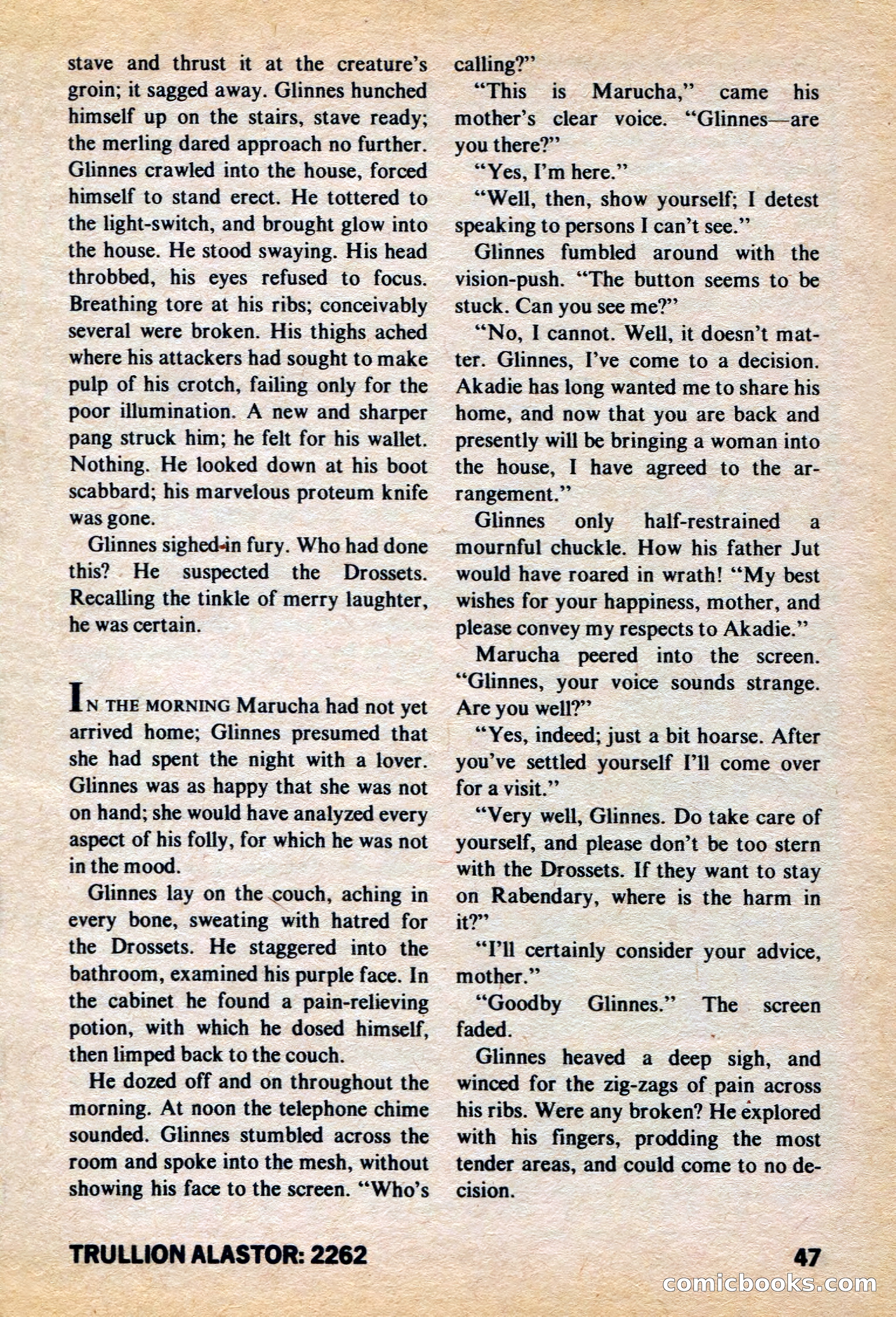 Amazing Stories, March 1973 — page 47 of 132