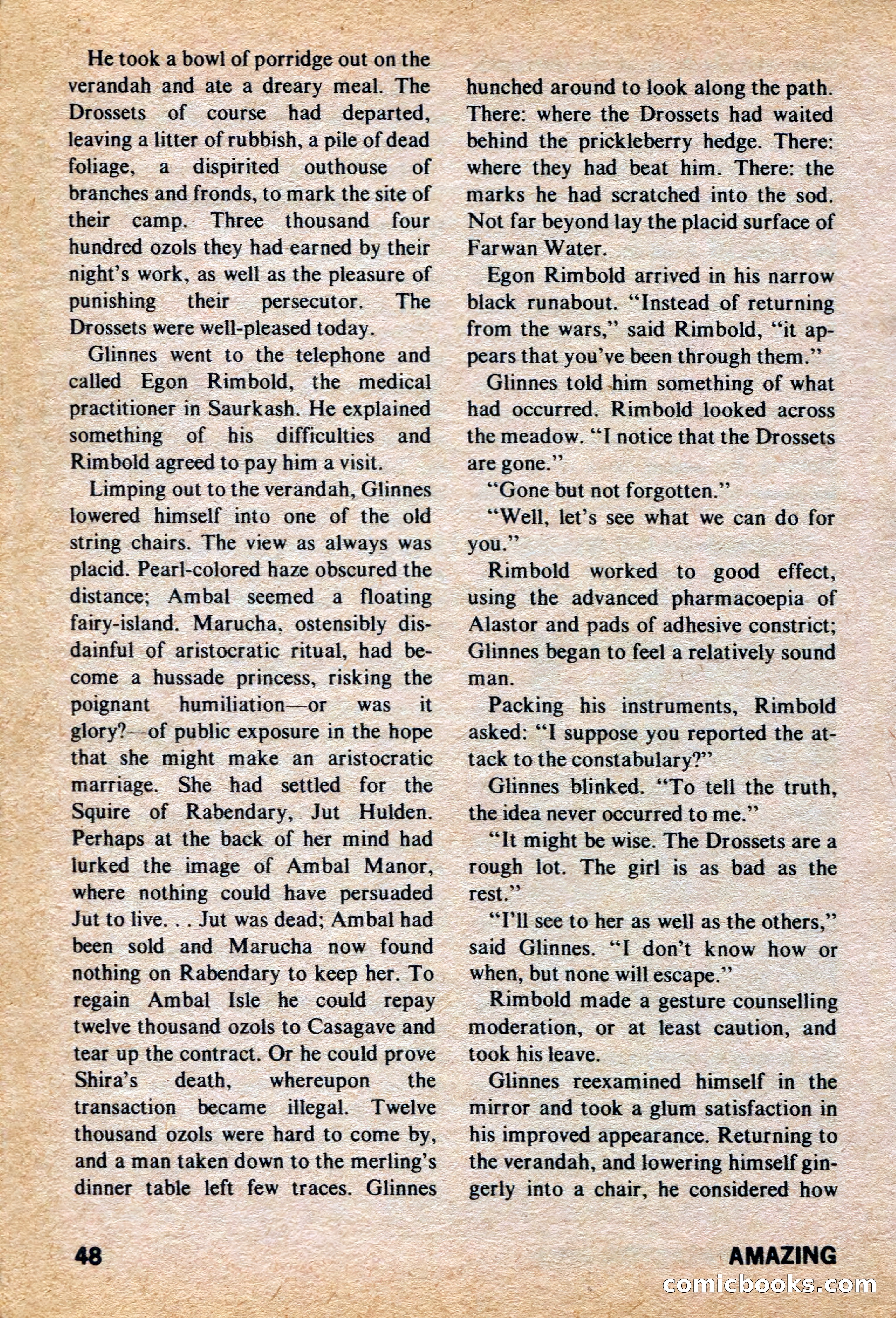 Amazing Stories, March 1973 — page 48 of 132