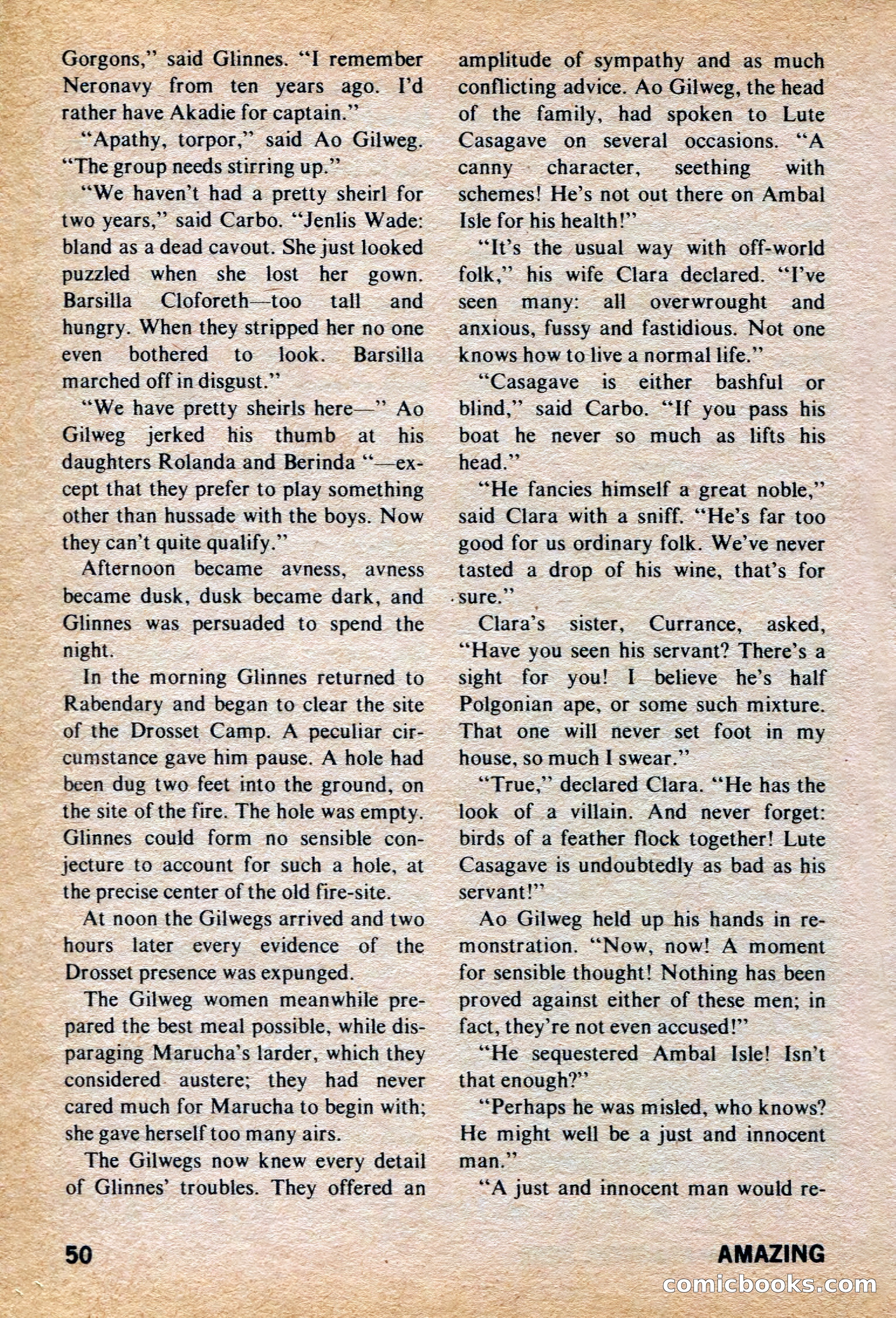 Amazing Stories, March 1973 — page 50 of 132