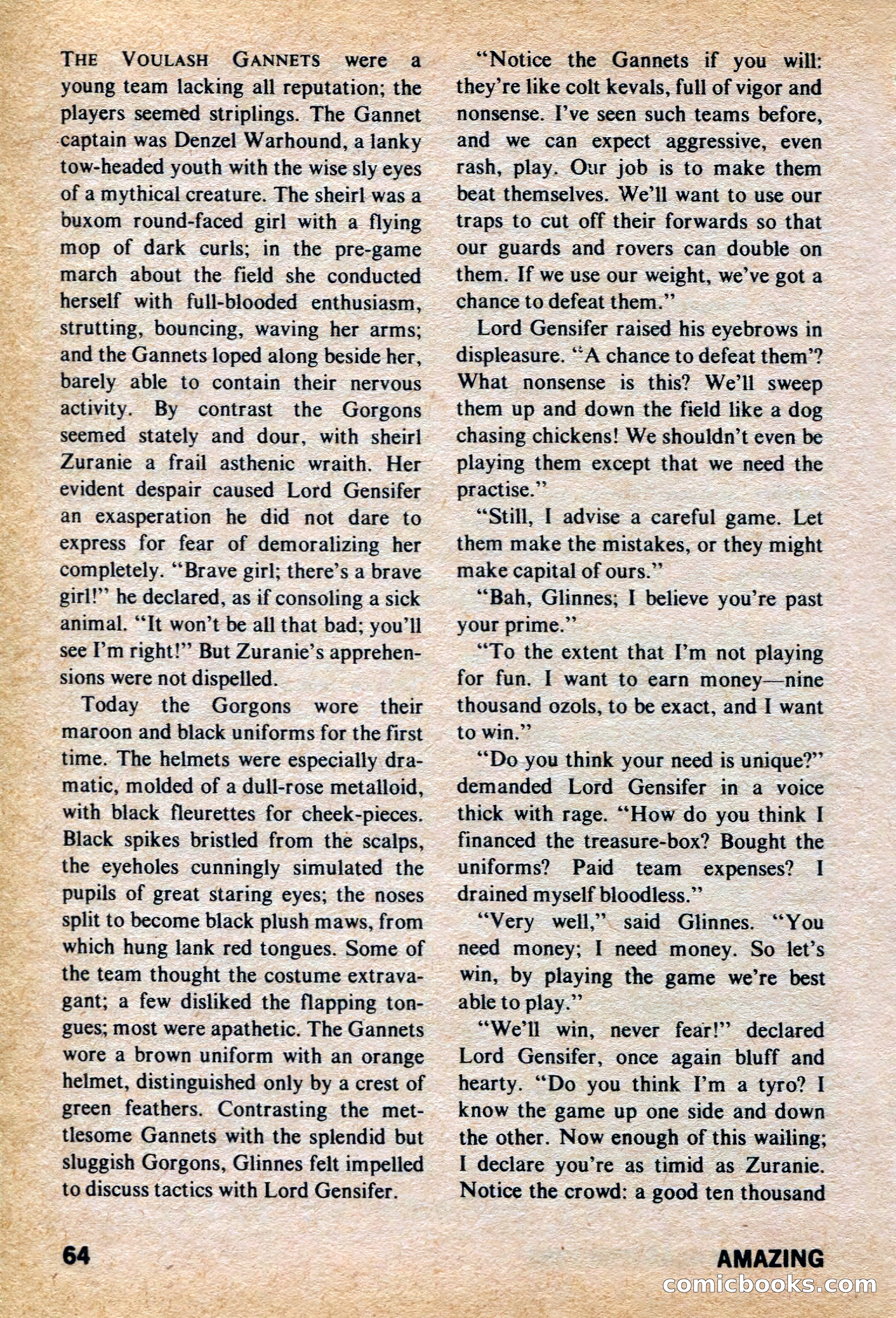 Amazing Stories, March 1973 — page 64 of 132